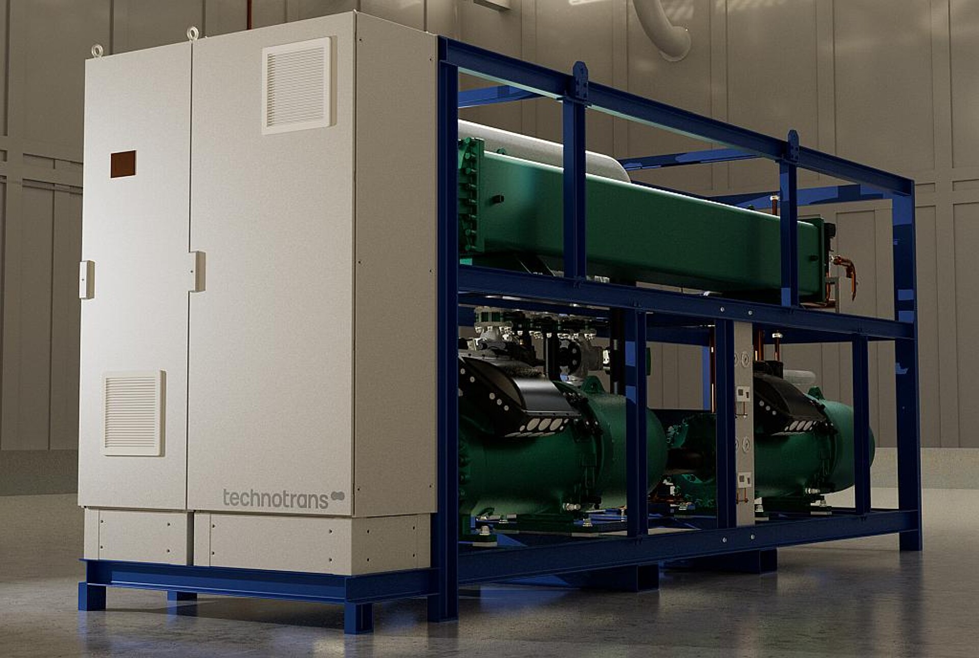 Die leistungsstarken Kühlanlagen verringern den Energiebedarf und den CO2-Footprint. (Foto: technotrans)