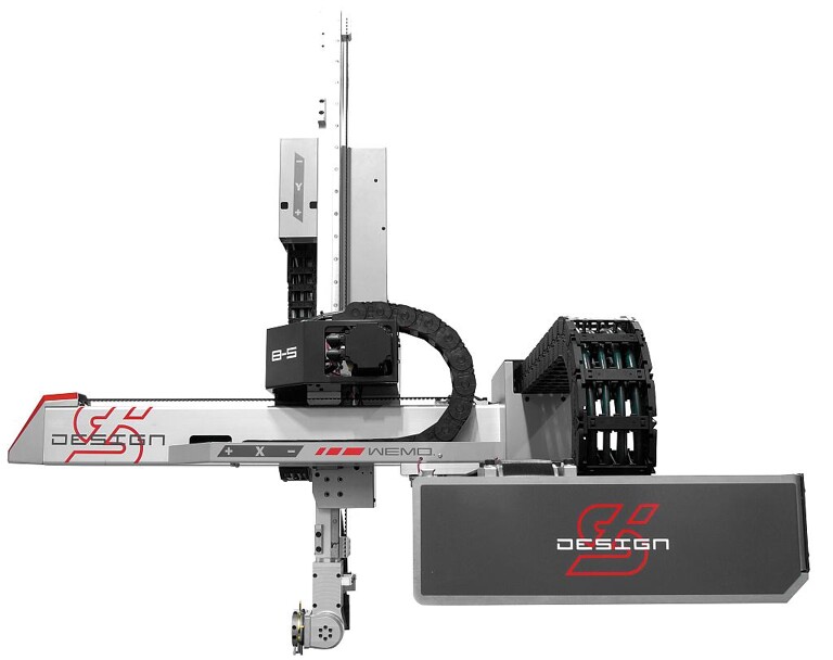 Auf der Fakuma wird auch ein S-Design-Linear-Roboter für die Verpackungsindustrie live gezeigt. (Foto: Wemo)