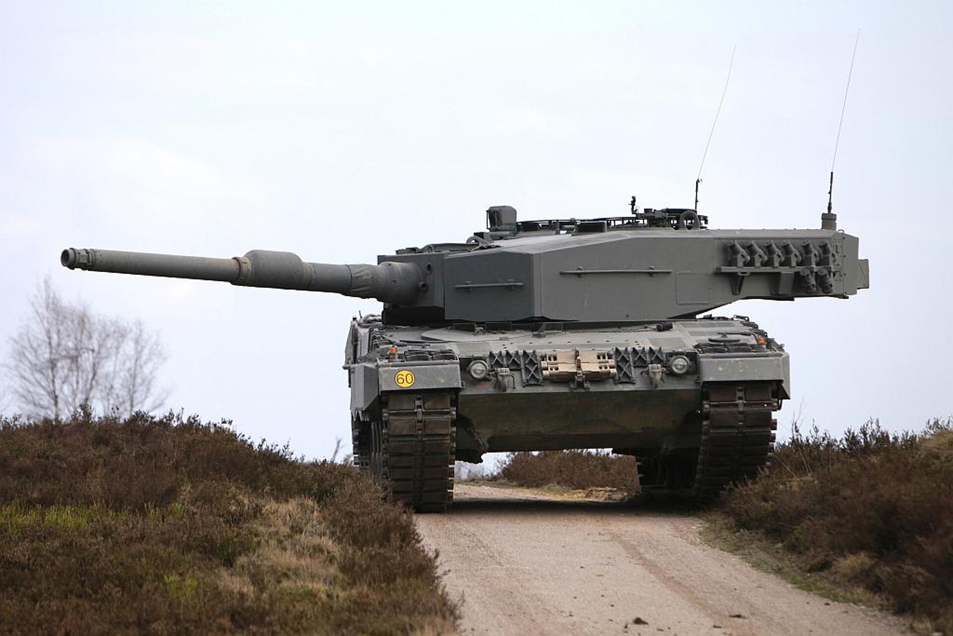 Der Leopard 2 A4 von Krauss-Maffei Wegmann ist mit einer Verbundpanzerung geschützt. (Foto: KMW)