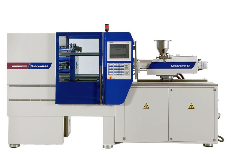Die neue Smartpower vereint die Vorteile der hydraulischen mit denen der elektrischen Maschine. (Foto: Wittmann-Battenfeld)
