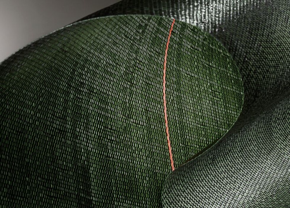 Produktionsrückstände aus Teppichrücken werden mit der Corema-Technologie von Erema zu wiederaufbereitet und zu einem hohen Anteil in den Produktionsprozess zurückgeführt (Foto: Beaulieu Technical Textiles)