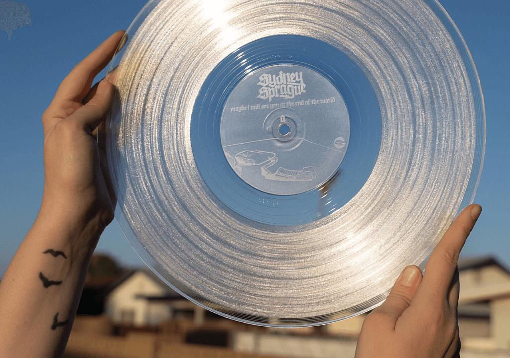 Greenyl-Schallplatte aus dem PET Skypet CR. (Foto: Sydney Sprague)