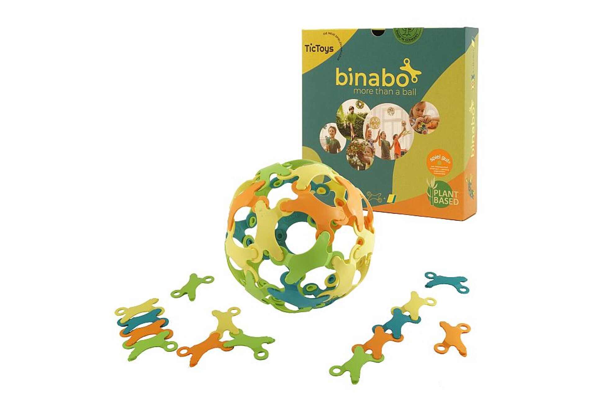 Binabo 2.0 aus nachwachsendem, recycelbarem Biokunststoff von FKuR. (Foto: TicToys GmbH)