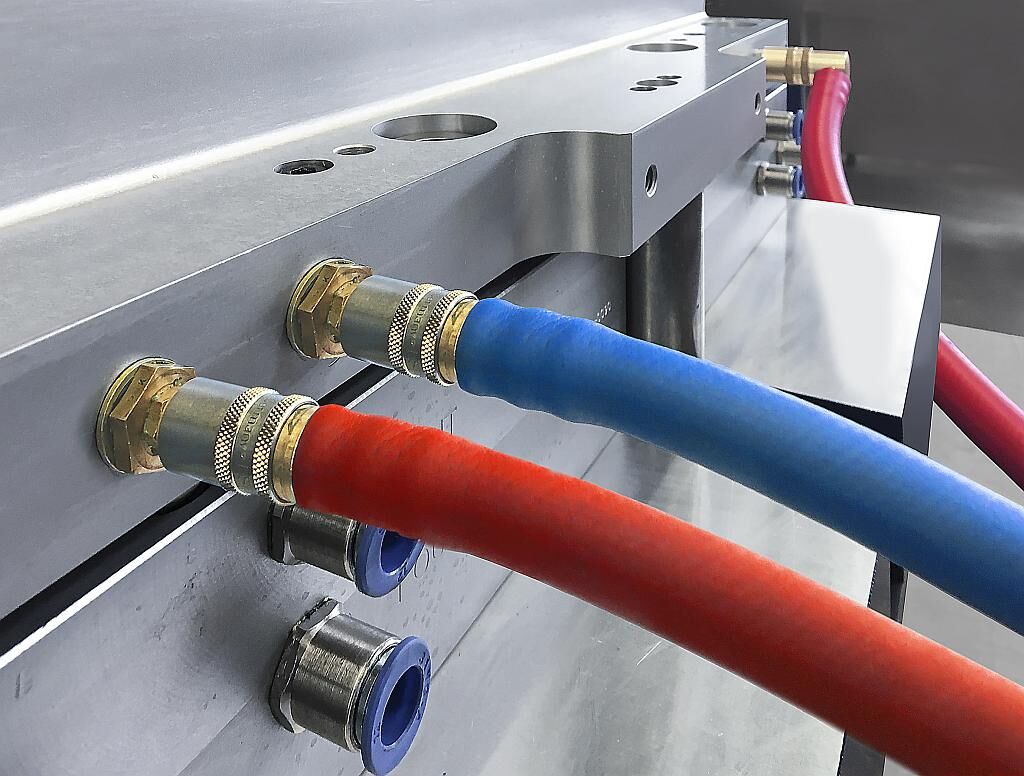 Temperiersysteme mit Push-lok-Schläuchen sind neu im Produktprogramm. (Foto: HSB)