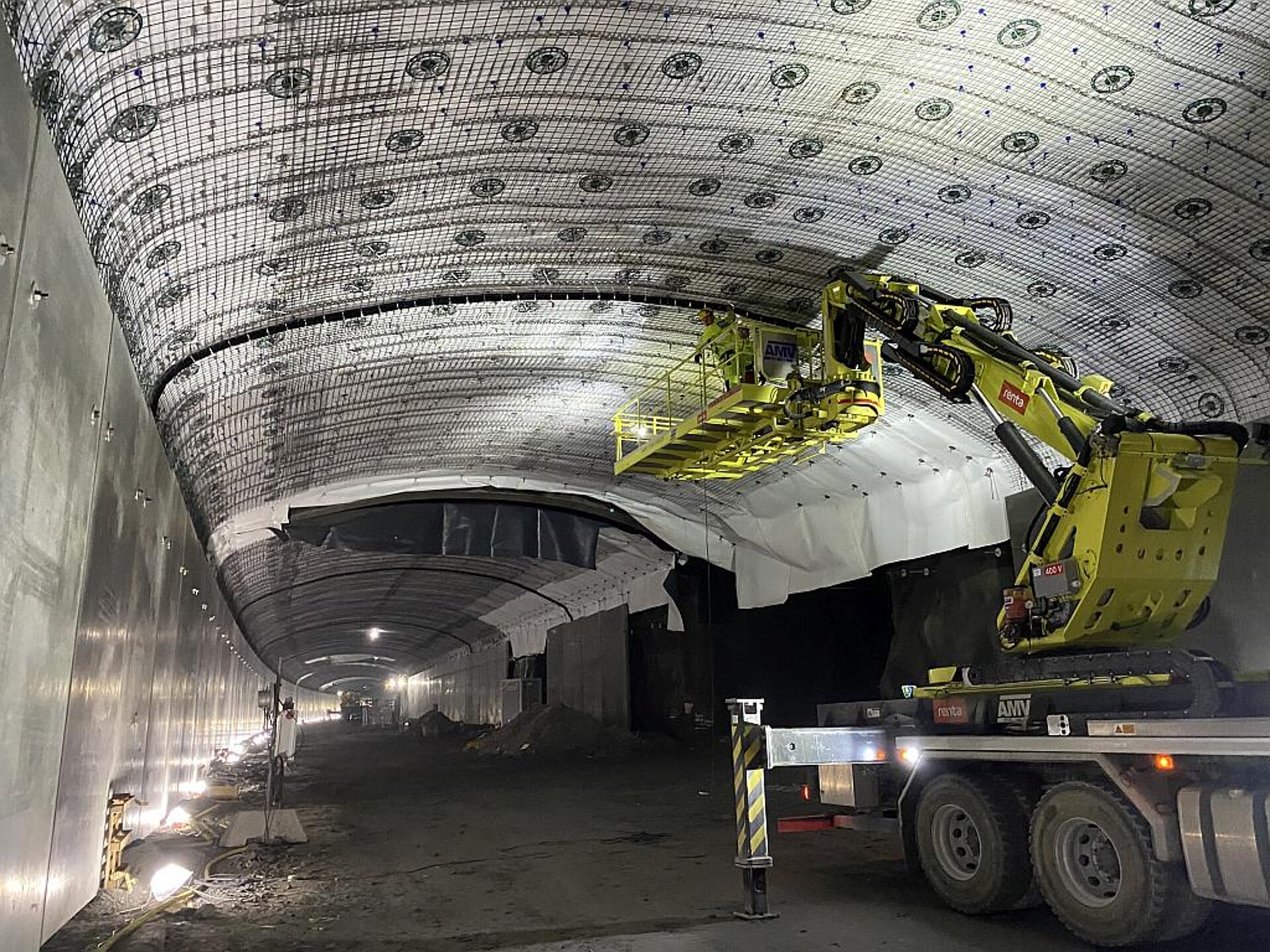 Der Bau des Stockholm Forbifarten ist das derzeit weltweit größte Tunnelprojekt. Auch hier werden die Spacers von Oldroyd zu Tausenden verbaut. (Foto: Oldroyd)