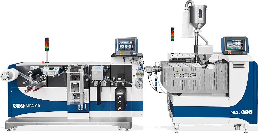 Flachfolienlinie zur Messung optischer und physikalischer Eigenschaften. (Foto: OCS)