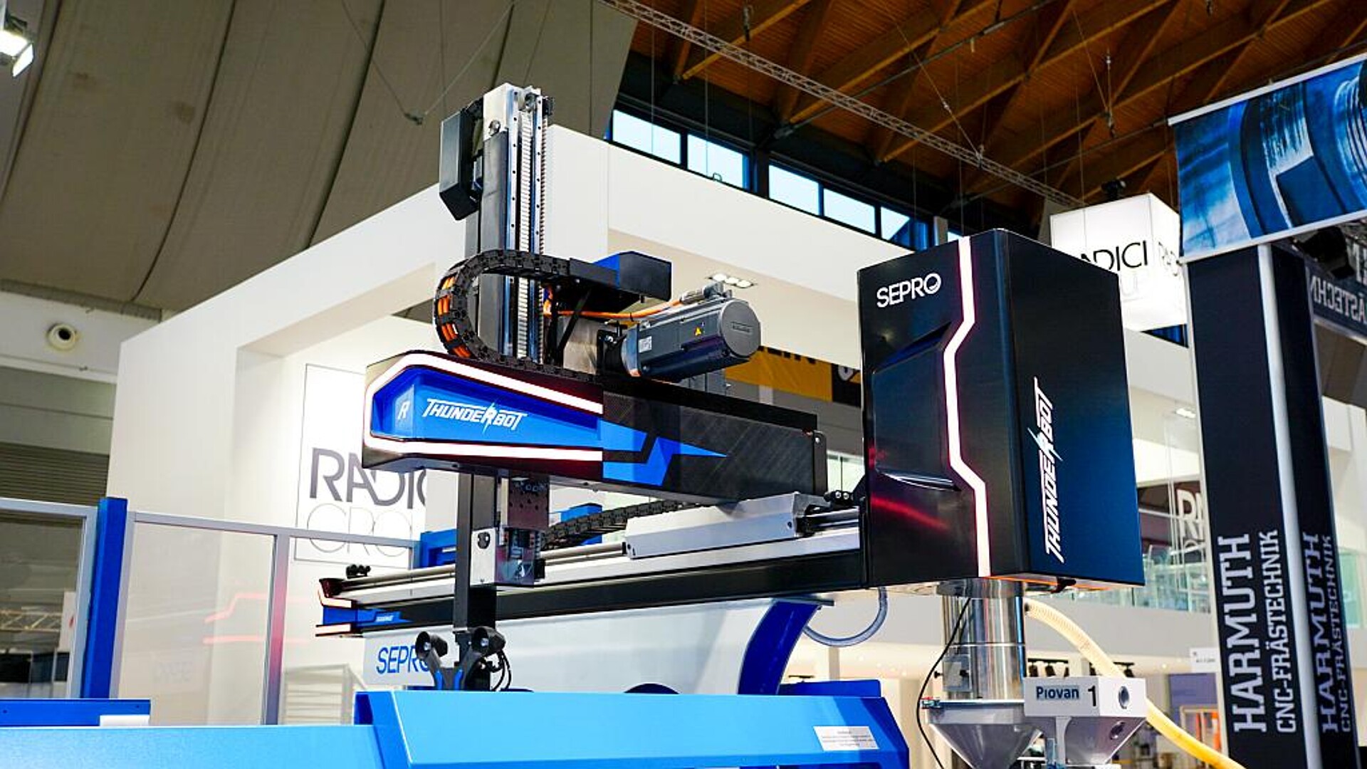 Der schnellste Roboter mit vertikaler Tauchachse, den Sepro je gebaut hat, heißt „ThundeRbot“, eine Konzeptstudie. (Foto: Sepro)