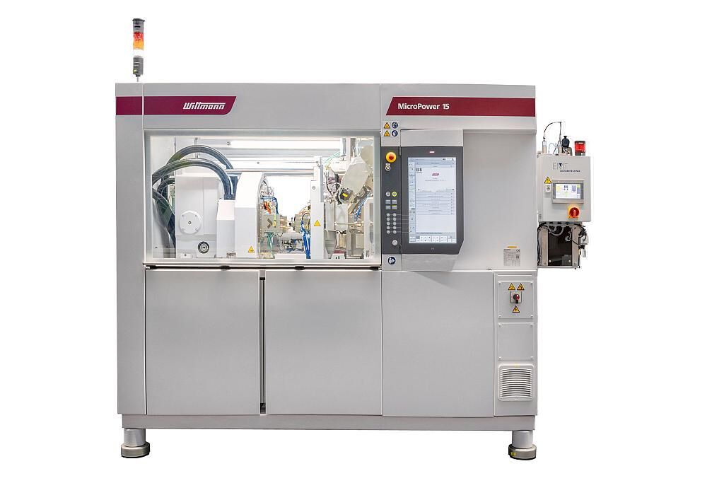 MicroPower 15/10H/10H Combimould mit LSR-Dosierpumpe. (Foto: Wittmann-Battenfeld)