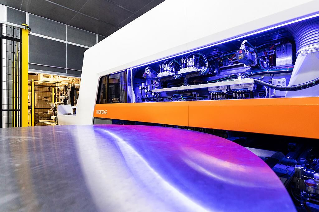 Fiberforge im Werk von Rein4Ced in Löwen (Belgien). (Foto: Dieffenbacher)