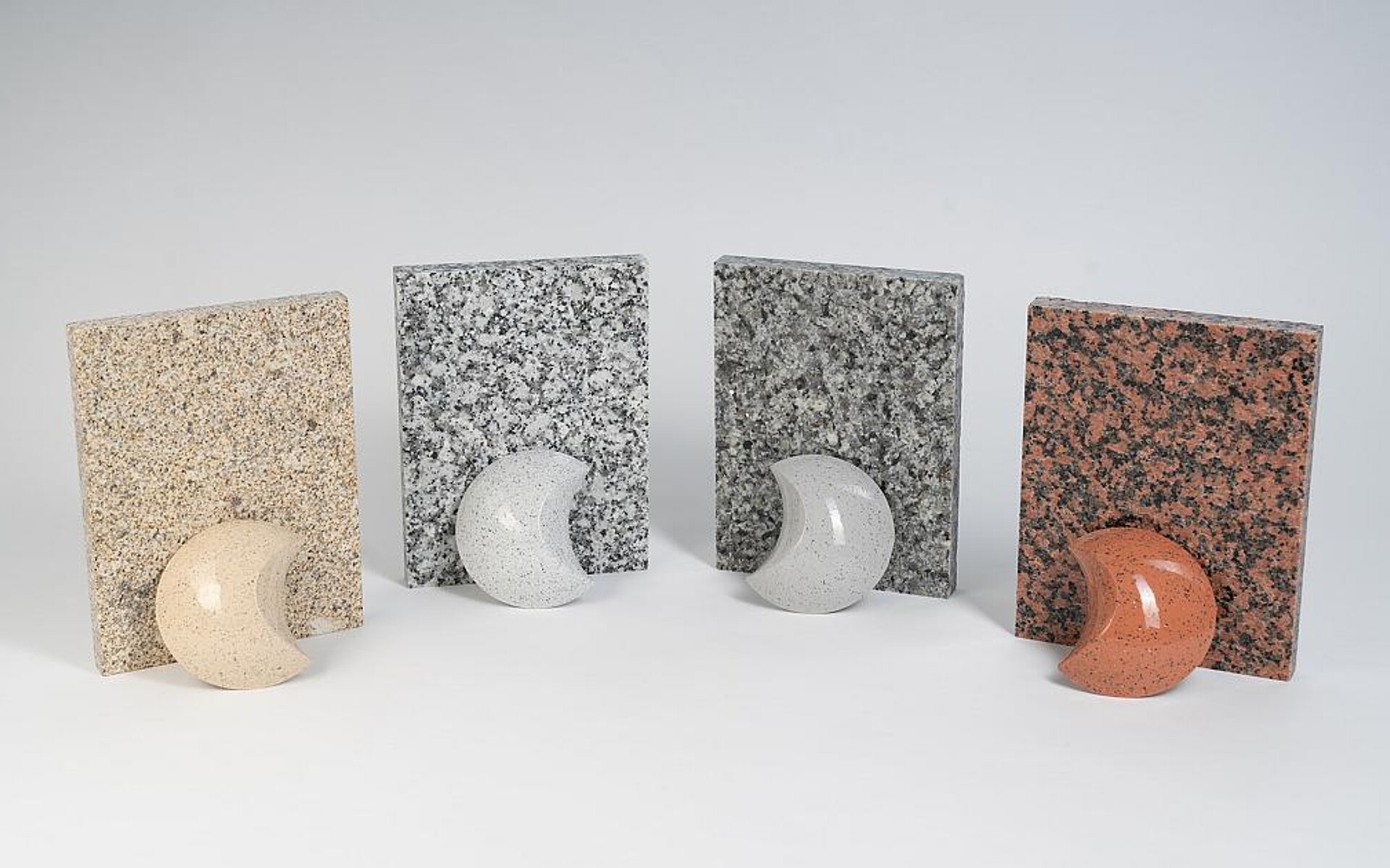 Die Granit-Effekt-Masterbatches in vier Farben verleihen Kunststoffprodukten ein edles und natürliches Produktdesign von Kunststoffen entwickelt. (Foto: Lifocolor)