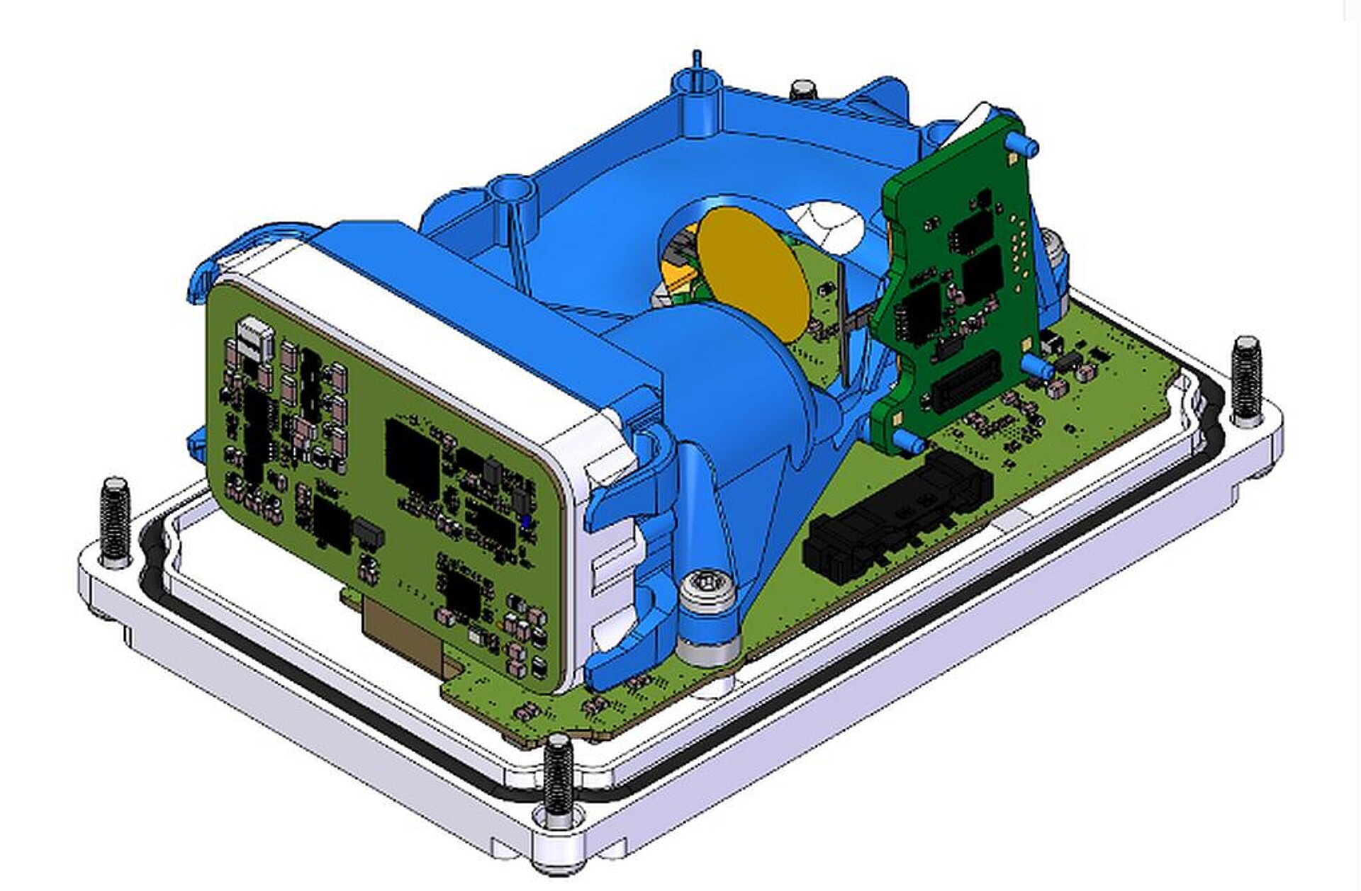 PEI von Sabic ermöglichte die Entwicklung eines hochkomplexen und miniaturisierten optischen Trägers für den Qb2-Sensor. (Abb.: Sabic)