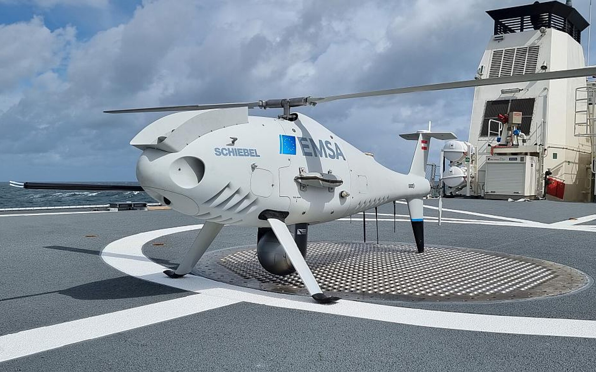 Materialien von Syensqo kommen beim unbemannten Flugsystem Camcopter S-100 von Schiebel zum Einsatz. (Foto: Syensqo)