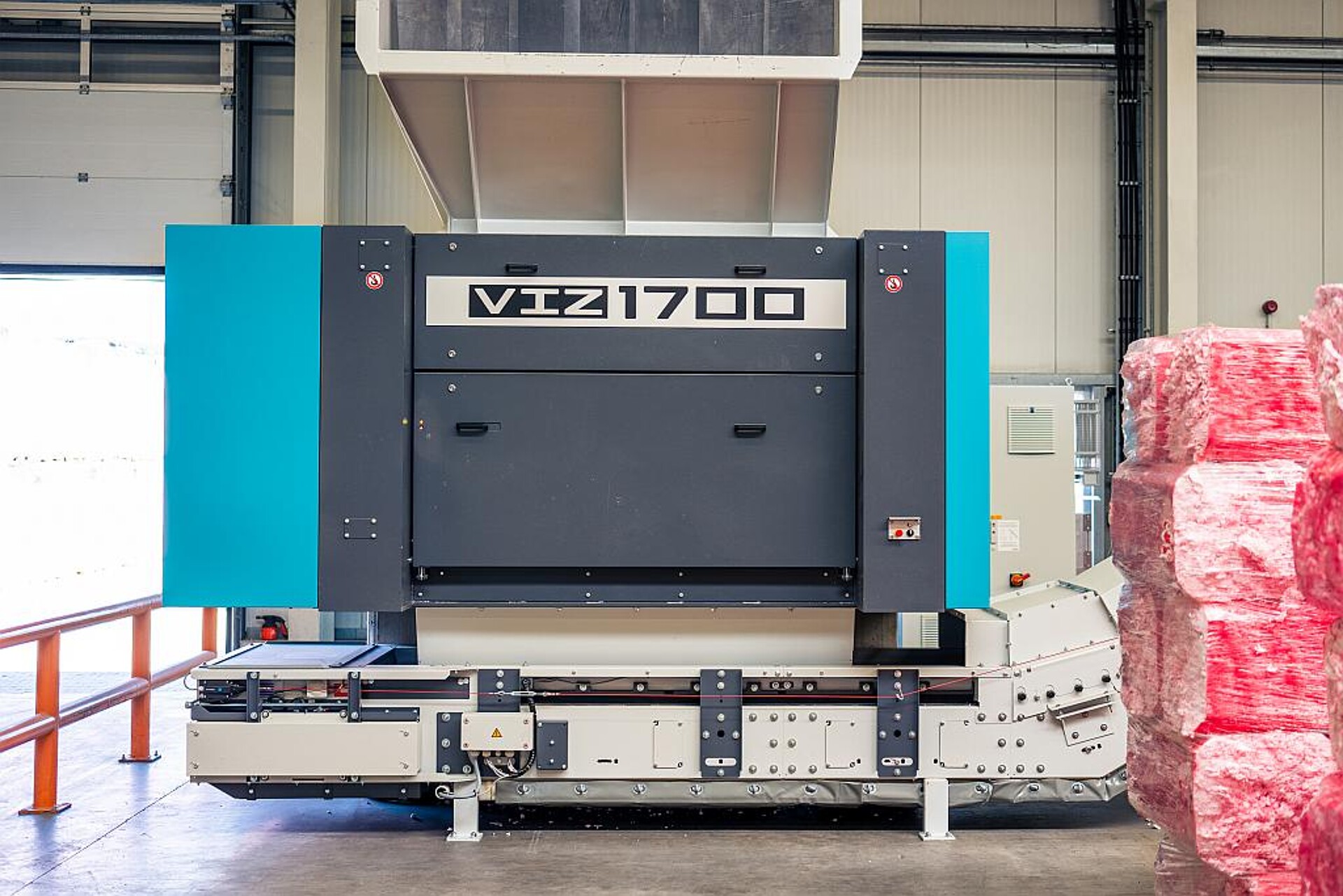 Der VIZ 1700 hat eine Durchsatzleistung von etwa 2.000 kg in der Stunde. (Foto: Vecoplan AG)