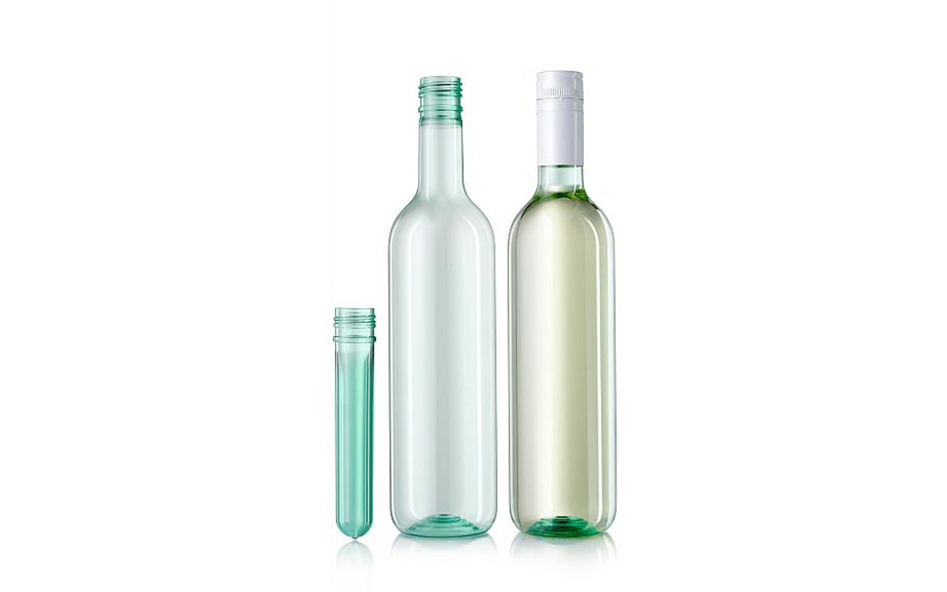 Die PET-Weinflasche bietet eine sichere und nachhaltige Lösung für Weinhersteller. (Foto: Alpla)