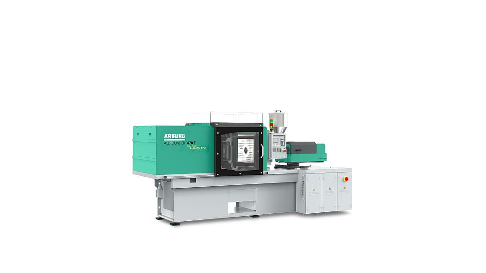 Ein elektrischer Allrounder 470 E Golden Electric Evo fertigte auf der Chinaplas 2024 mit einem 8-fach-Werkzeug LSR-Ventile. (Foto: Arburg)