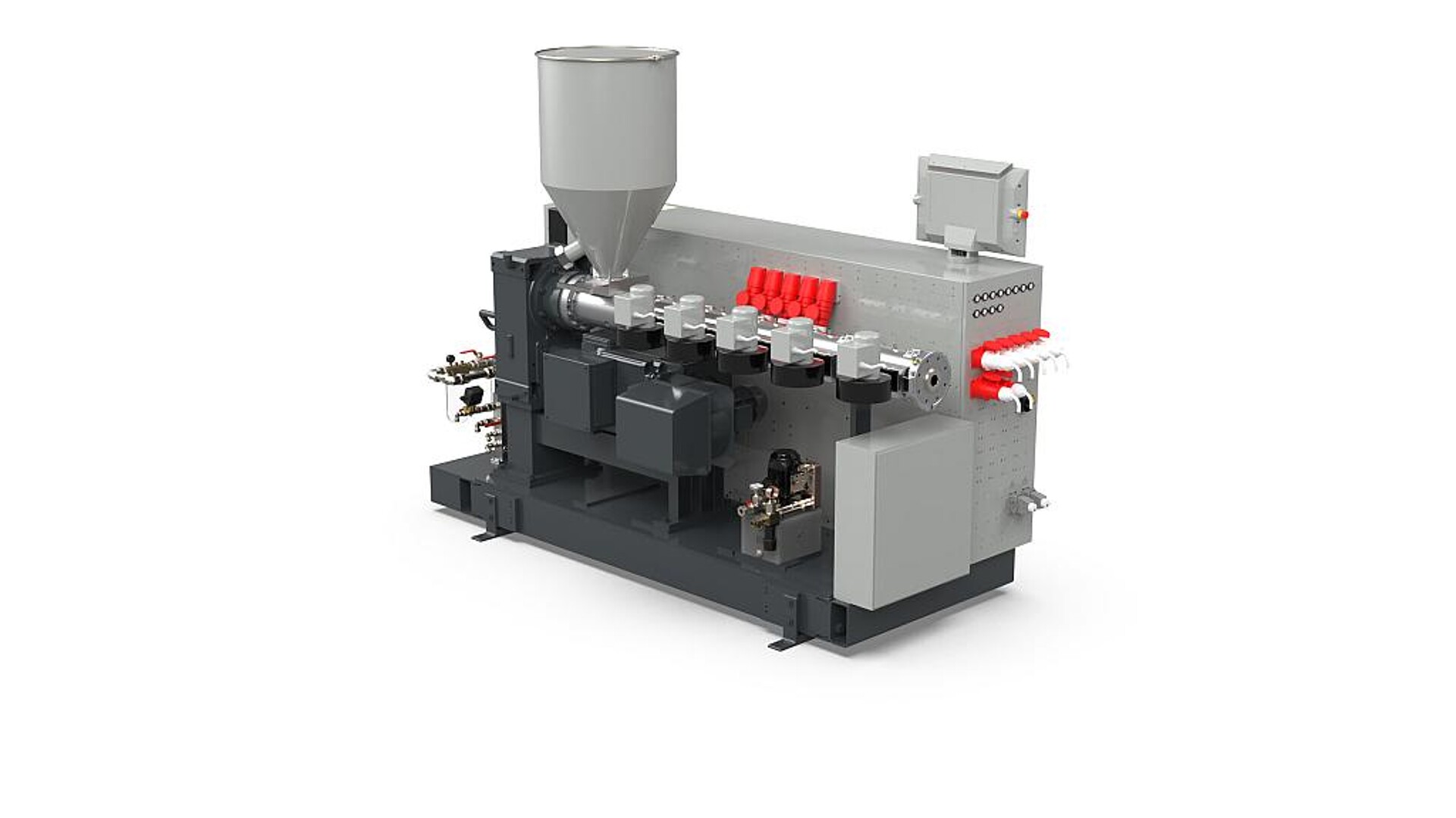 Mit der solEX NG 45 kam jetzt das kleinste Modell der Extruder-Baureihe hinzu. (Abb.: battenfeld-cincinnati)