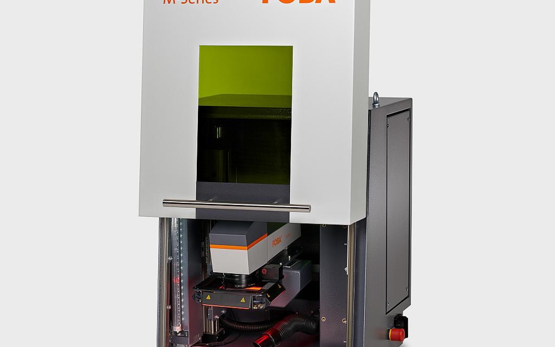 Kompaktes Laserbeschriftungsgerät Foba M1000, in das ein UV-Laser integriert werden kann. (Foto: Foba)
