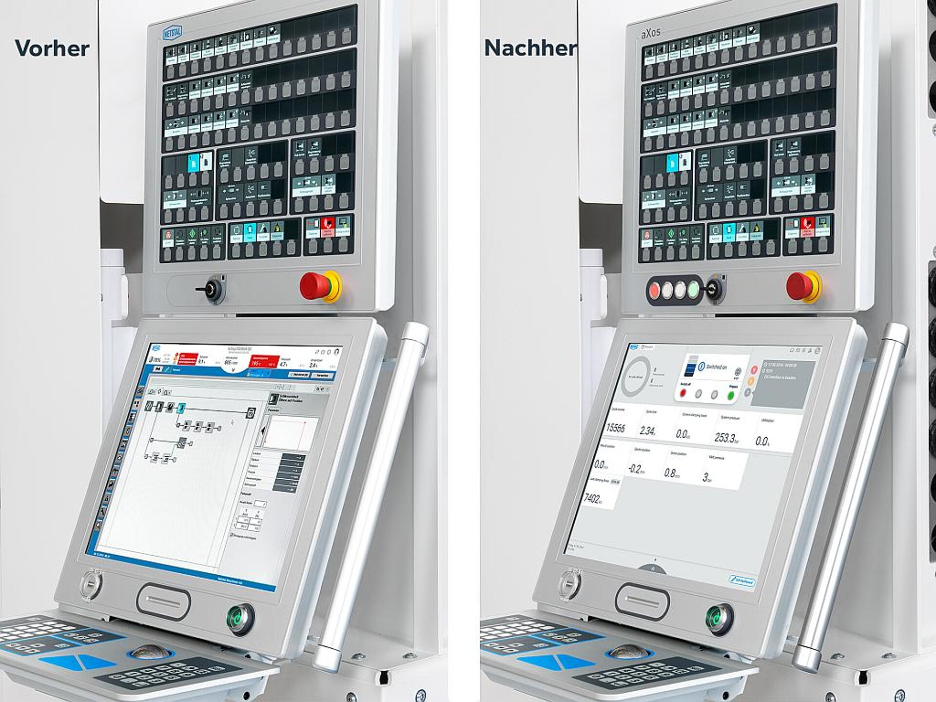 Die geführte Bedienung mit Smart Operation unterstützt bei der Optimierung von Betriebsabläufen und steigert damit die Produktionseffizienz. (Foto: Netstal)