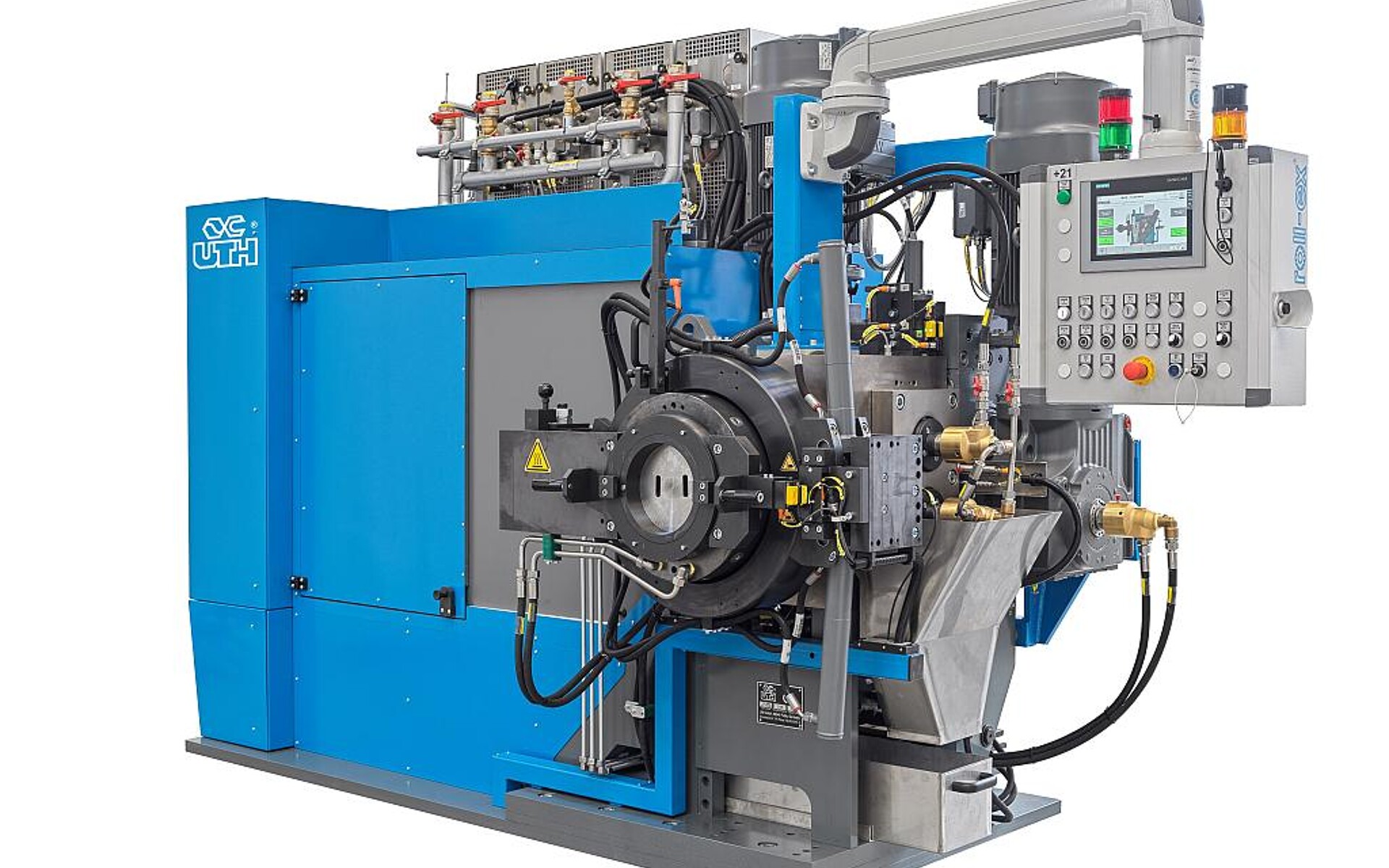Die neue Maschinengeneration roll-ex 220 TRF Dual Drive zeigt durch geringeren Verschleiß eine längere Lebensdauer sowie einen geringeren Wartungsaufwand. (Foto: Uth)