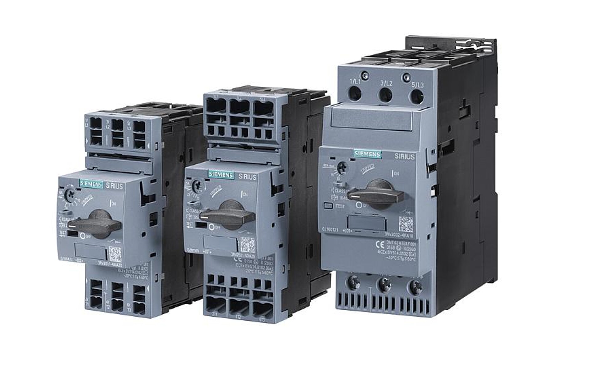 Für den Leistungsschalter Sirius 3RV2 kommen biomassebilanziertes PA und PBT zum Einsatz. (Foto: Siemens)