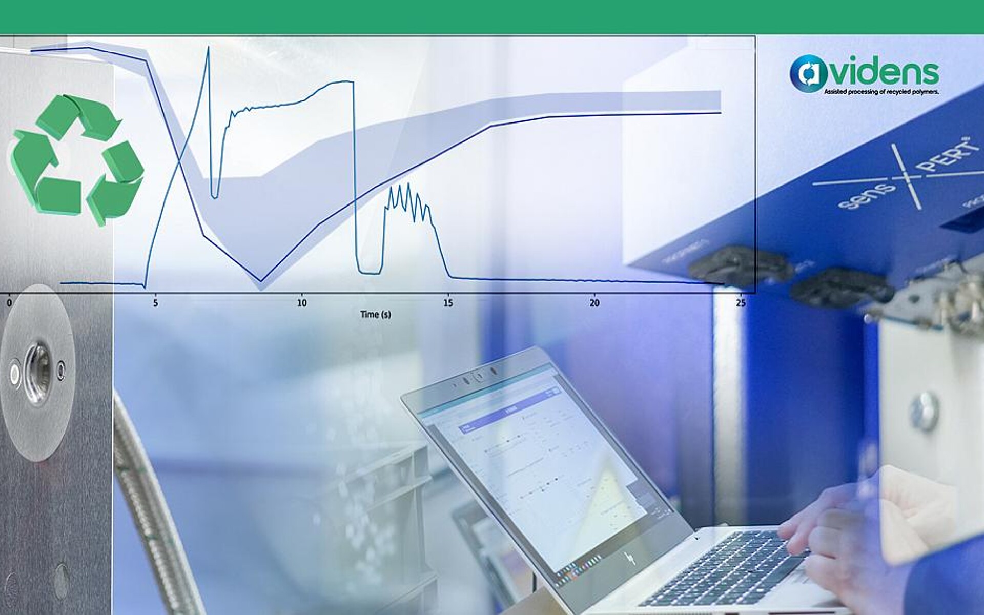 Visualisierung von Kurven zum Materialverhalten mittels dielektrischer Sensoren. (Abb.: Schwarz Plastics Solutions)