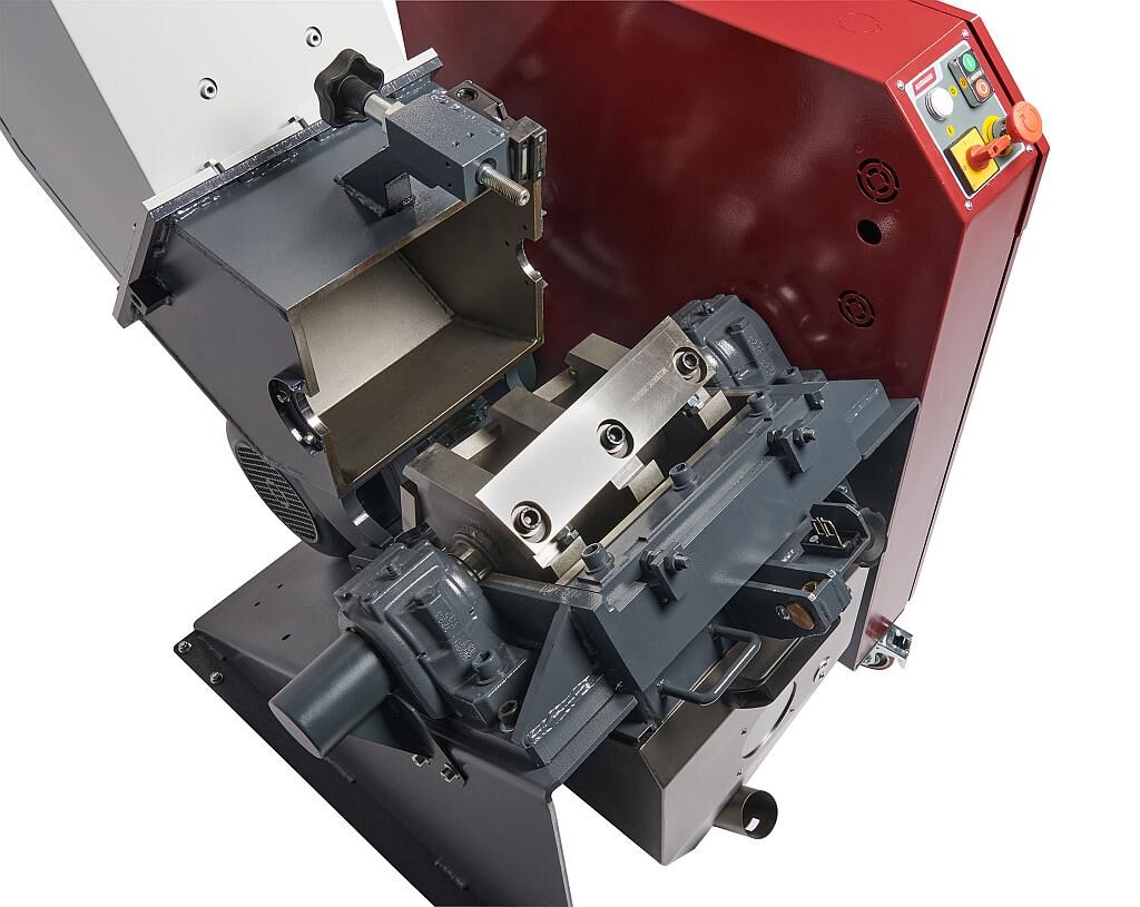 Die Mahlkammer der neuen Schneidmühle ist leicht zugänglich. (Foto: Wittmann)