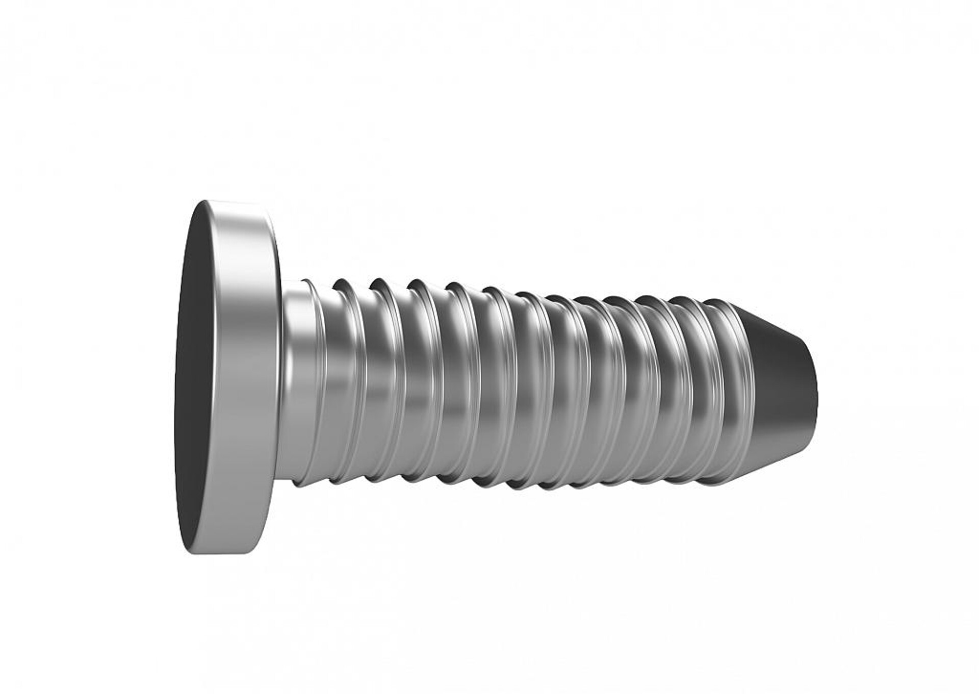 Tripress Plus hat einen polygonalen Querschnitt, der sich über dem Schaft verdreht. Die umlaufenden Sperrrillen auf dreieckförmigem Schaft bedingen einerseits hohe Auszugskräfte und andererseits eine schnelle Klemmteilfixierung. (Abb.: Arnold)