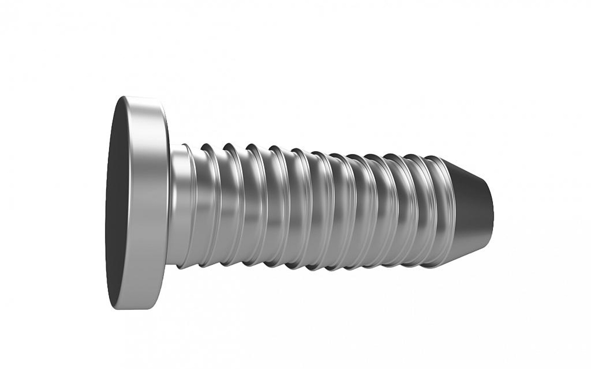 Tripress Plus hat einen polygonalen Querschnitt, der sich über dem Schaft verdreht. Die umlaufenden Sperrrillen auf dreieckförmigem Schaft bedingen einerseits hohe Auszugskräfte und andererseits eine schnelle Klemmteilfixierung. (Abb.: Arnold)