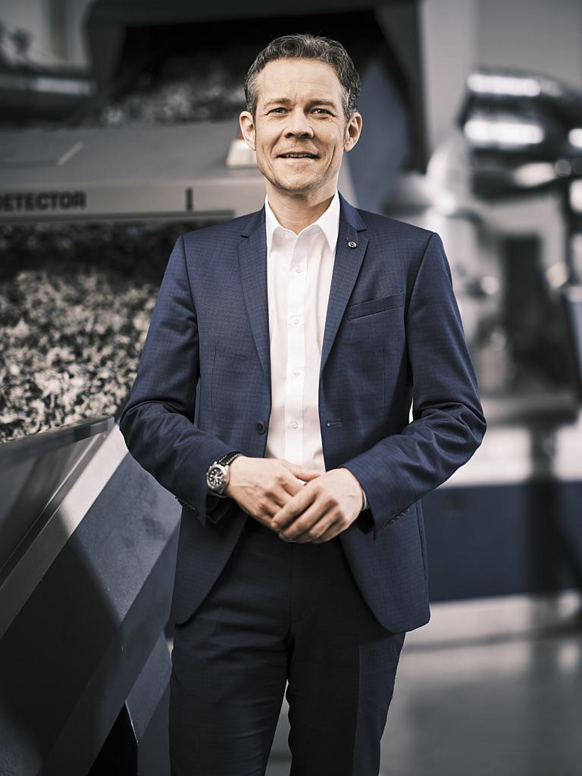 Managing Director Markus Huber-Lindinger ist davon überzeugt, mit Recyclinglösungen und den gebündelten Kräften der europäischen Industrie die geforderten Recyclingquoten in der EU zu erreichen. (Foto: Erema)