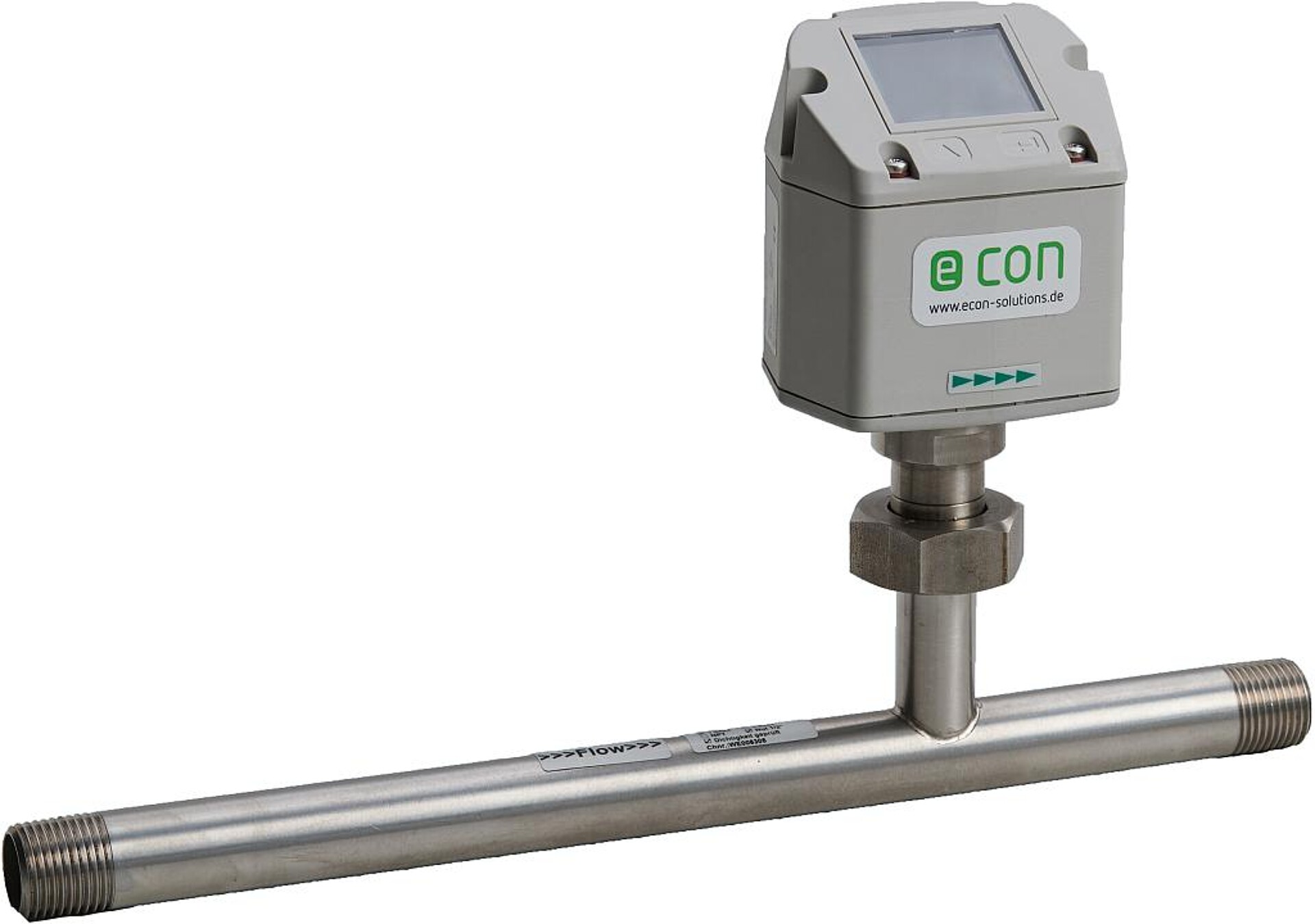 Der Sensor econ flow misst Druckluft und technische Gase. (Foto: Econ)