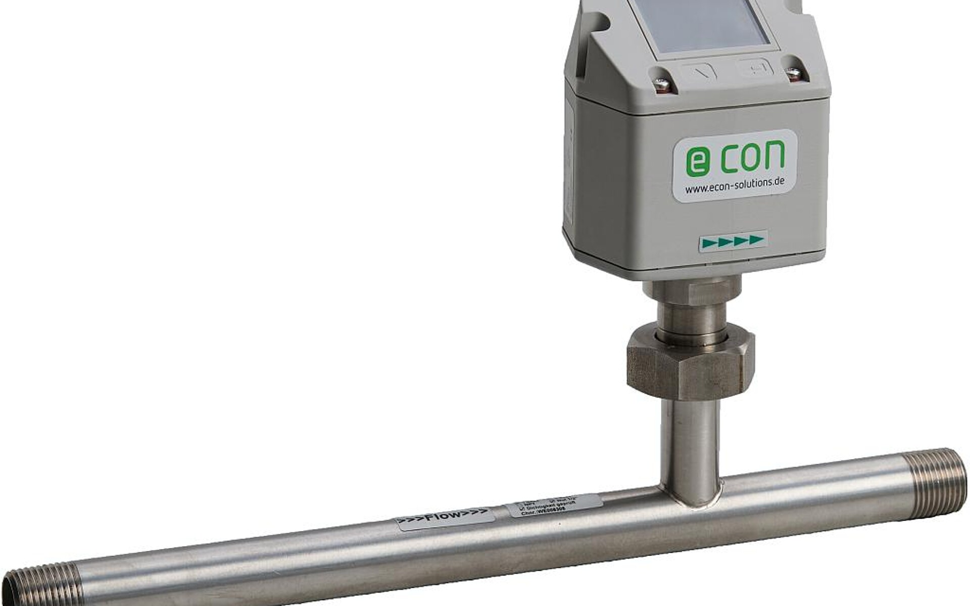 Der Sensor econ flow misst Druckluft und technische Gase. (Foto: Econ)