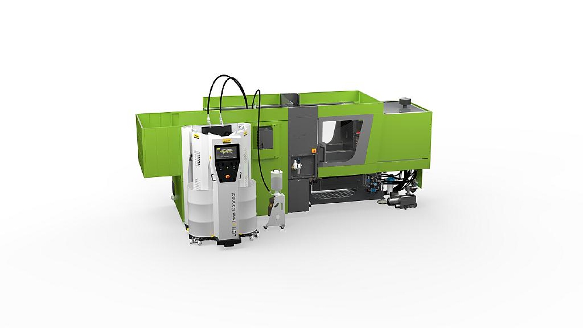 Holmlose und energiesparende Engel e-victory 100 mit Flüssigsilikon-Anwendung. (Foto: Engel)