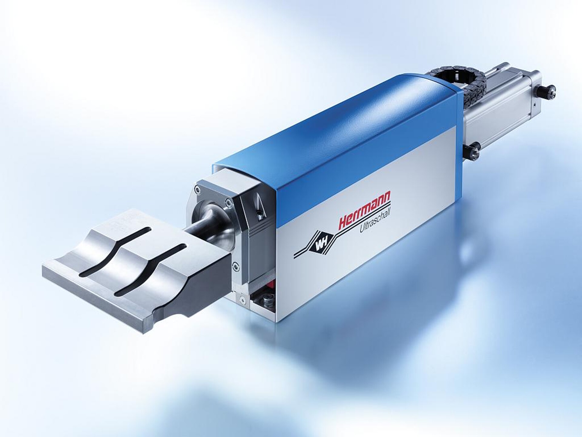 Dank des platzsparenden Designs sind die Schweißsysteme der VE Slimline ideal für die Integration in automatisierte Produktionsanlagen geeignet. (Foto: Herrmann Ultraschall)