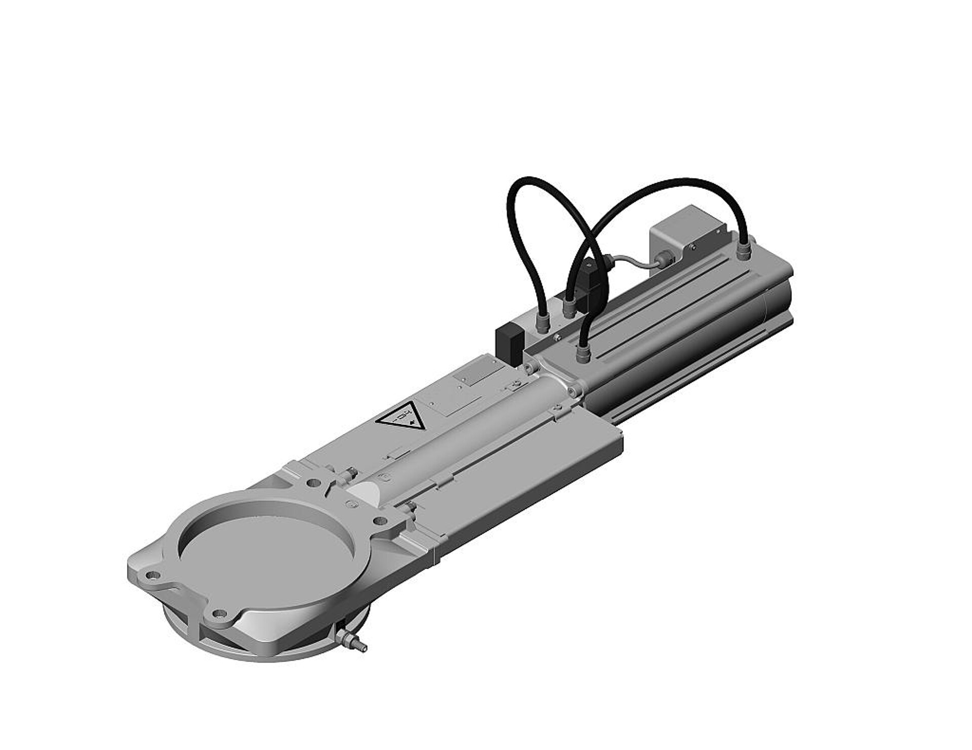 Der neue Universalschieber besitzt eine kompakte, aber dennoch robuste Bauweise. (Foto: Coperion)