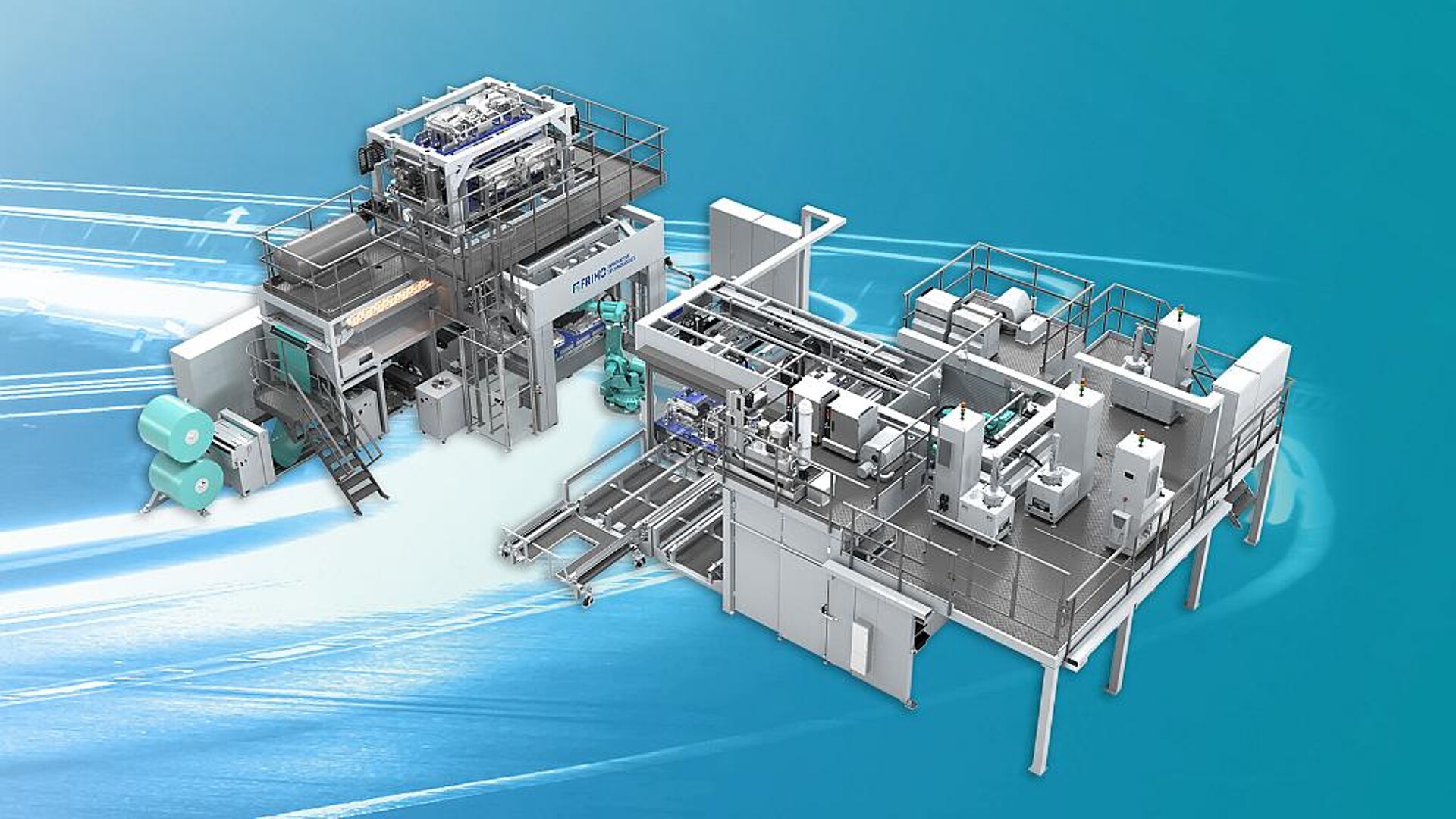 Die automatisierte Fertigungslinie für Sitzverkleidungen kombiniert das Thermformen und Vakuumkaschieren. (Foto: Frimo)