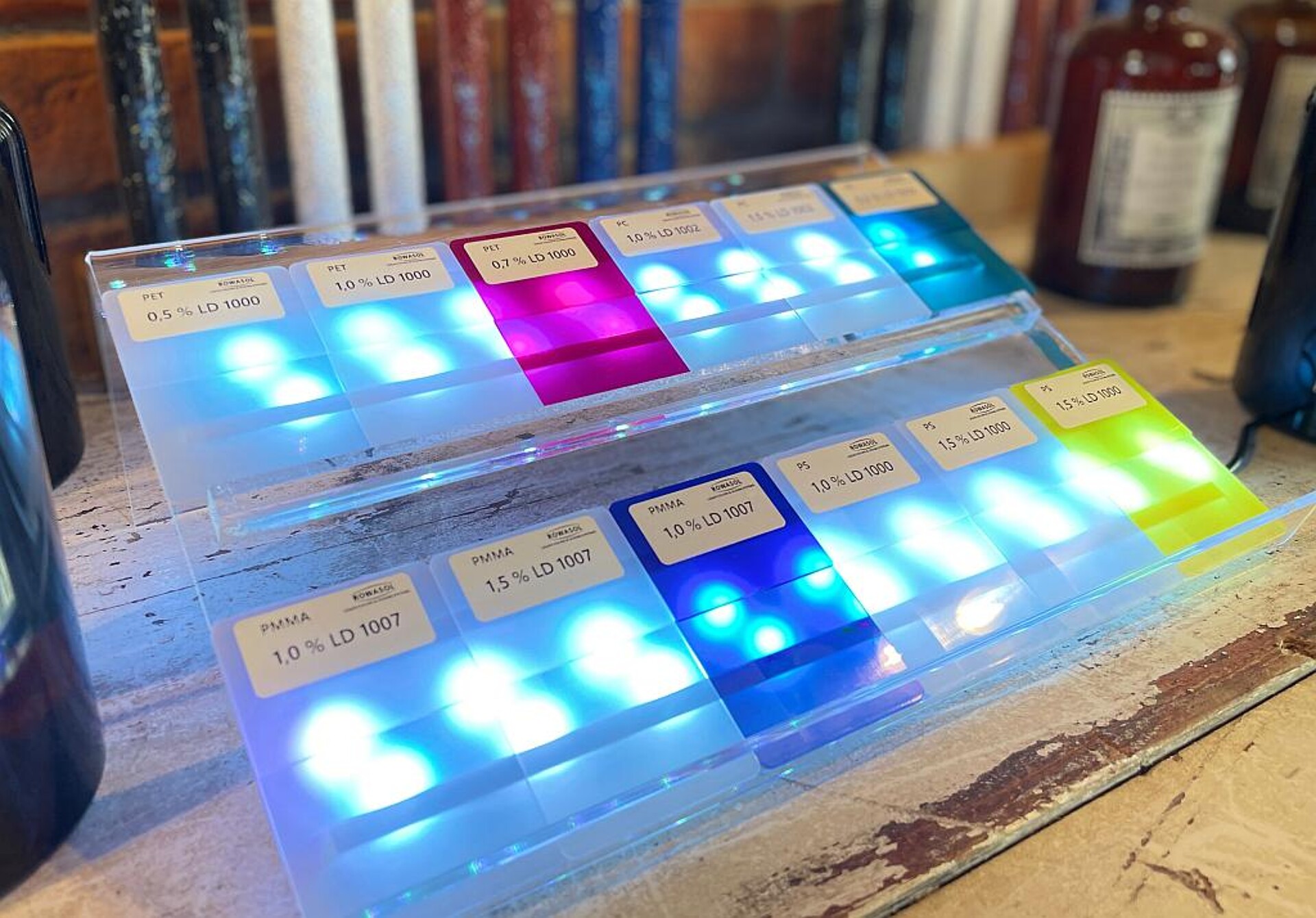 Die Lichtstreuadditive Rowasol LD bietet vielfältige Möglichkeiten. (Foto: Rowasol)