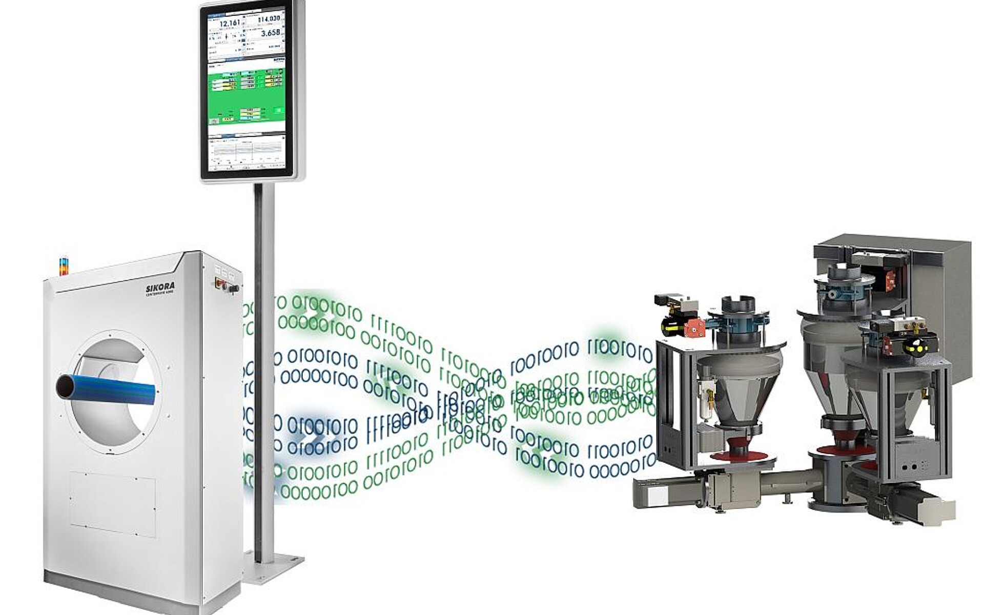 Durch die neue Partnerschaft von Sikora und ConPro entsteht eine Schnittstelle zwischen Messtechnologie und gravimetrischer Verwiegung. (Abb.: Sikora)