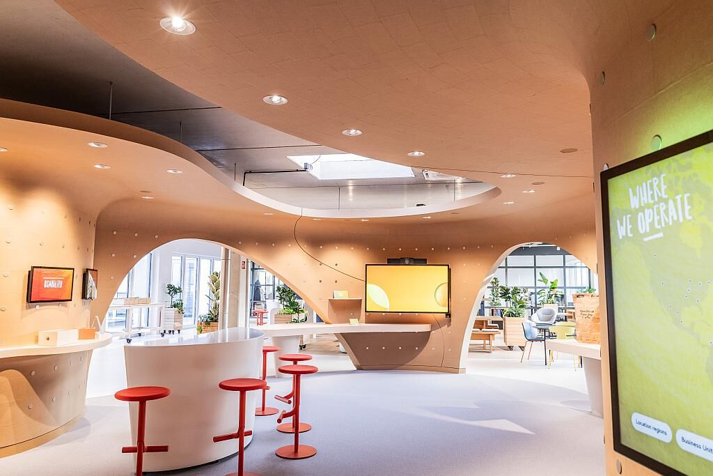 Im interaktiven Kreativbereich sollen nachhaltige Verpackungen entwickelt werden. (Foto: Mondi)