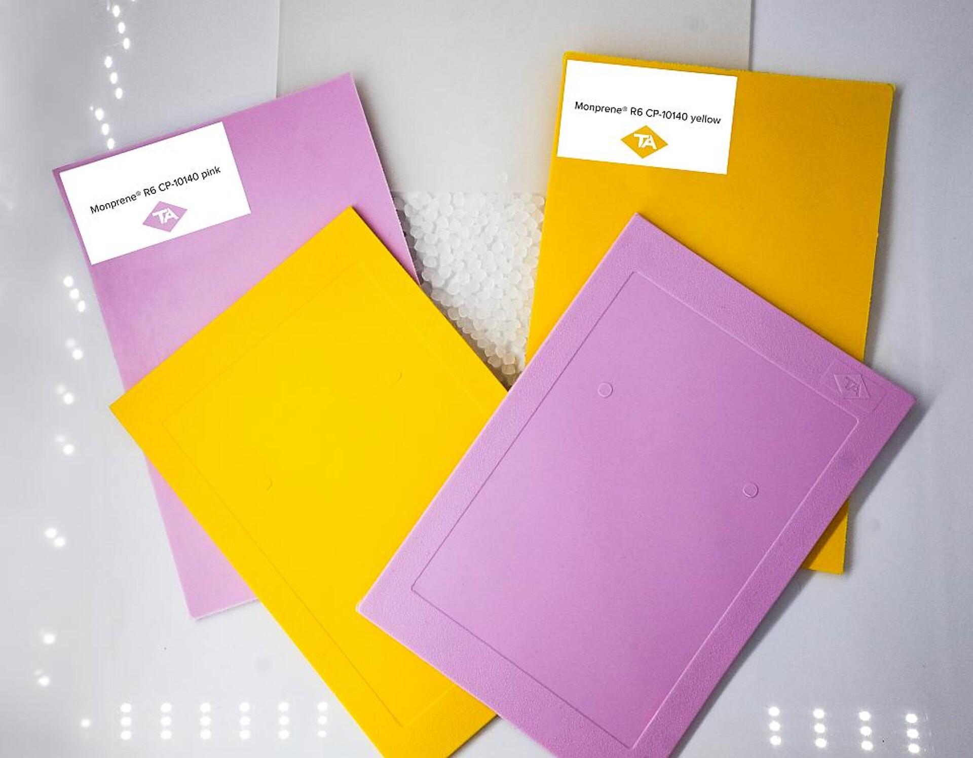 Diese Monprene-Produktreihe ist in einer hellen, natürlichen Farbe erhältlich und ermöglicht eine gute Einfärbung. (Foto: Teknor Apex)