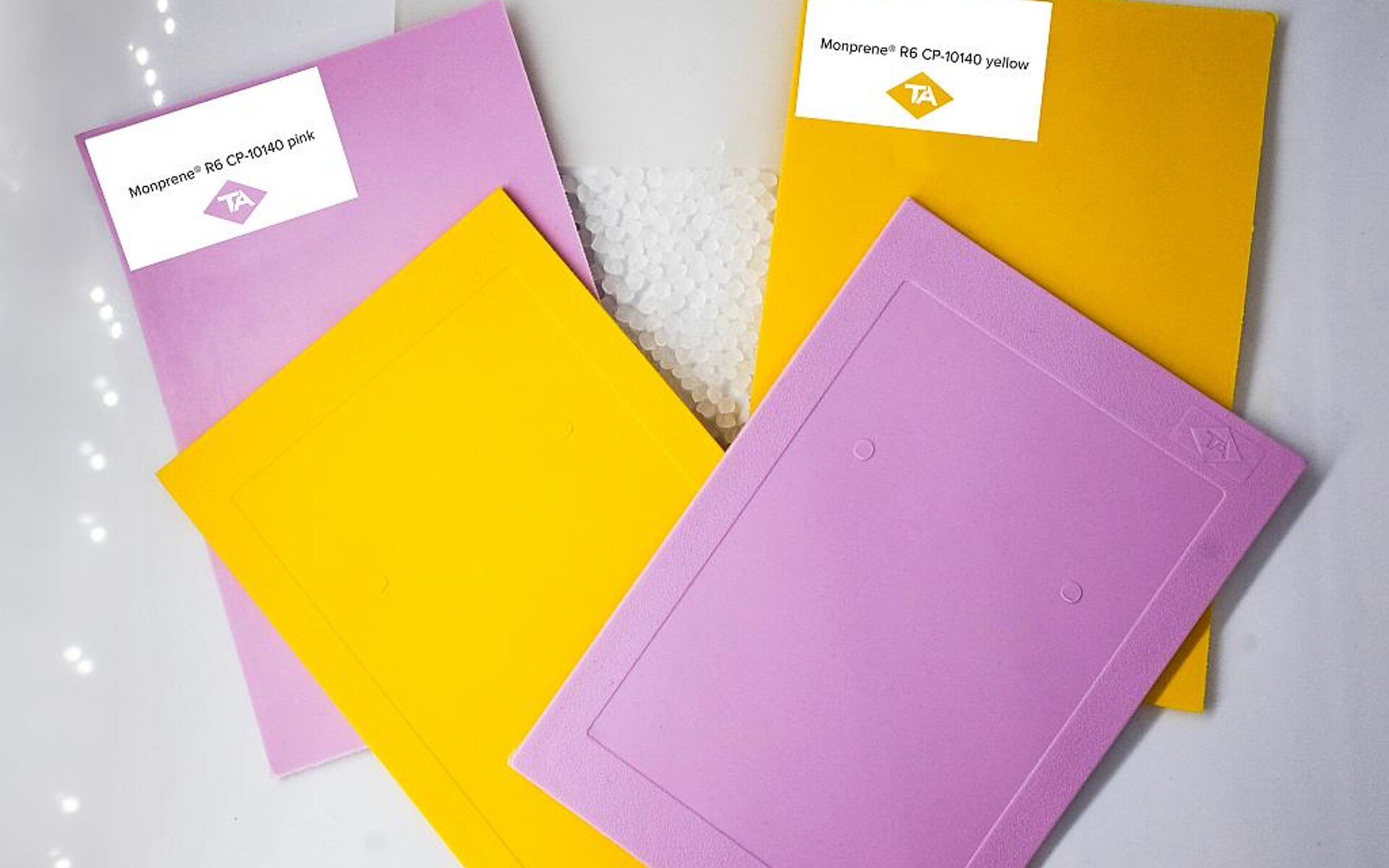 Diese Monprene-Produktreihe ist in einer hellen, natürlichen Farbe erhältlich und ermöglicht eine gute Einfärbung. (Foto: Teknor Apex)