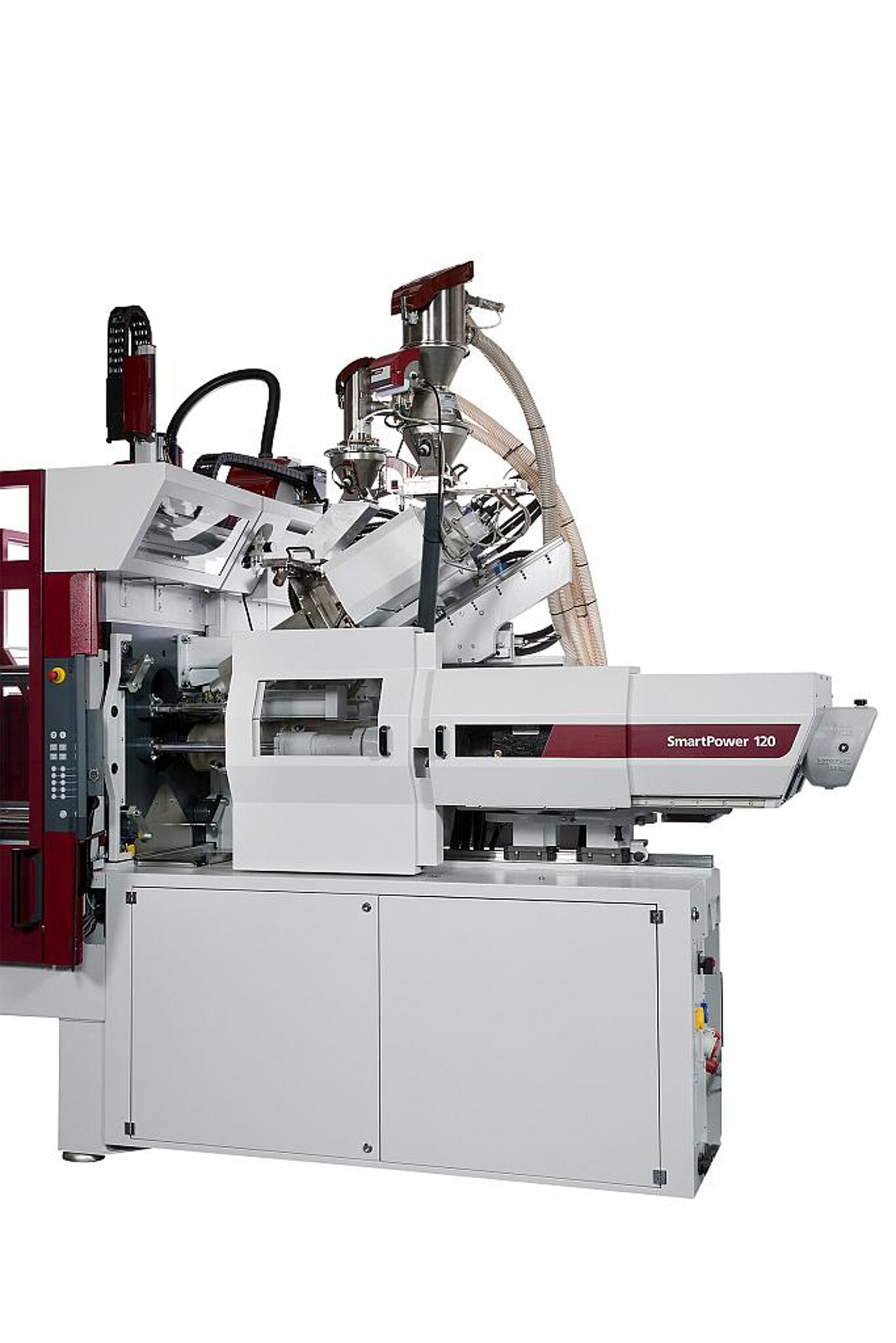 Spritzaggregate der SmartPower B8X 120/350H/130S Combimould. (Foto: Wittmann)