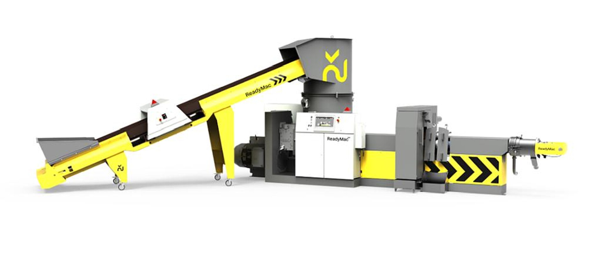 Die einsetzbare Kunststoff-Recyclinganlage ReadyMac 500 in Standardausführung und jetzt auch für eine Netzfrequenz von 60 Hertz erhältlich. (Foto: Umac)