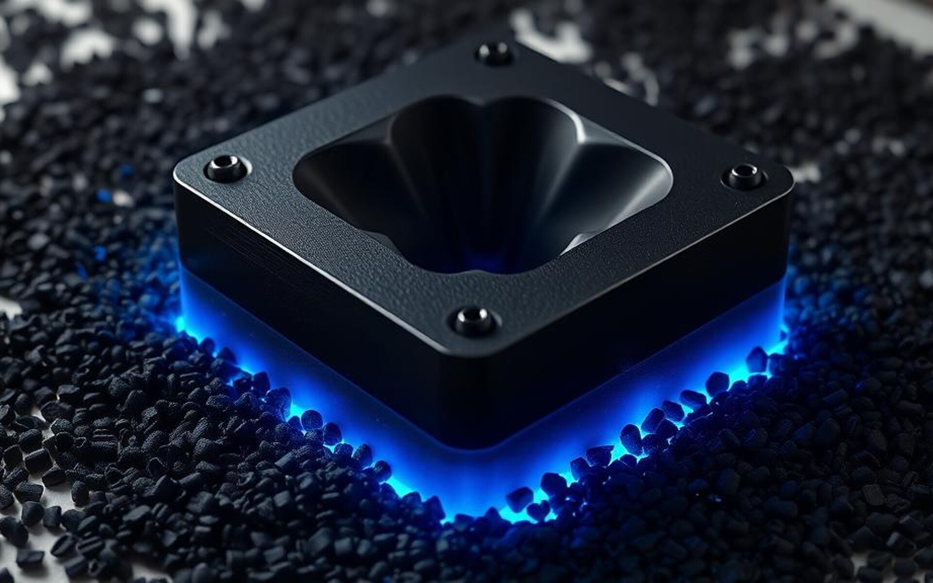 Dieses Bauteil wurde aus Luvoprint eco PC/ABS 2848 BK gedruckt. (Foto: Lehvoss)