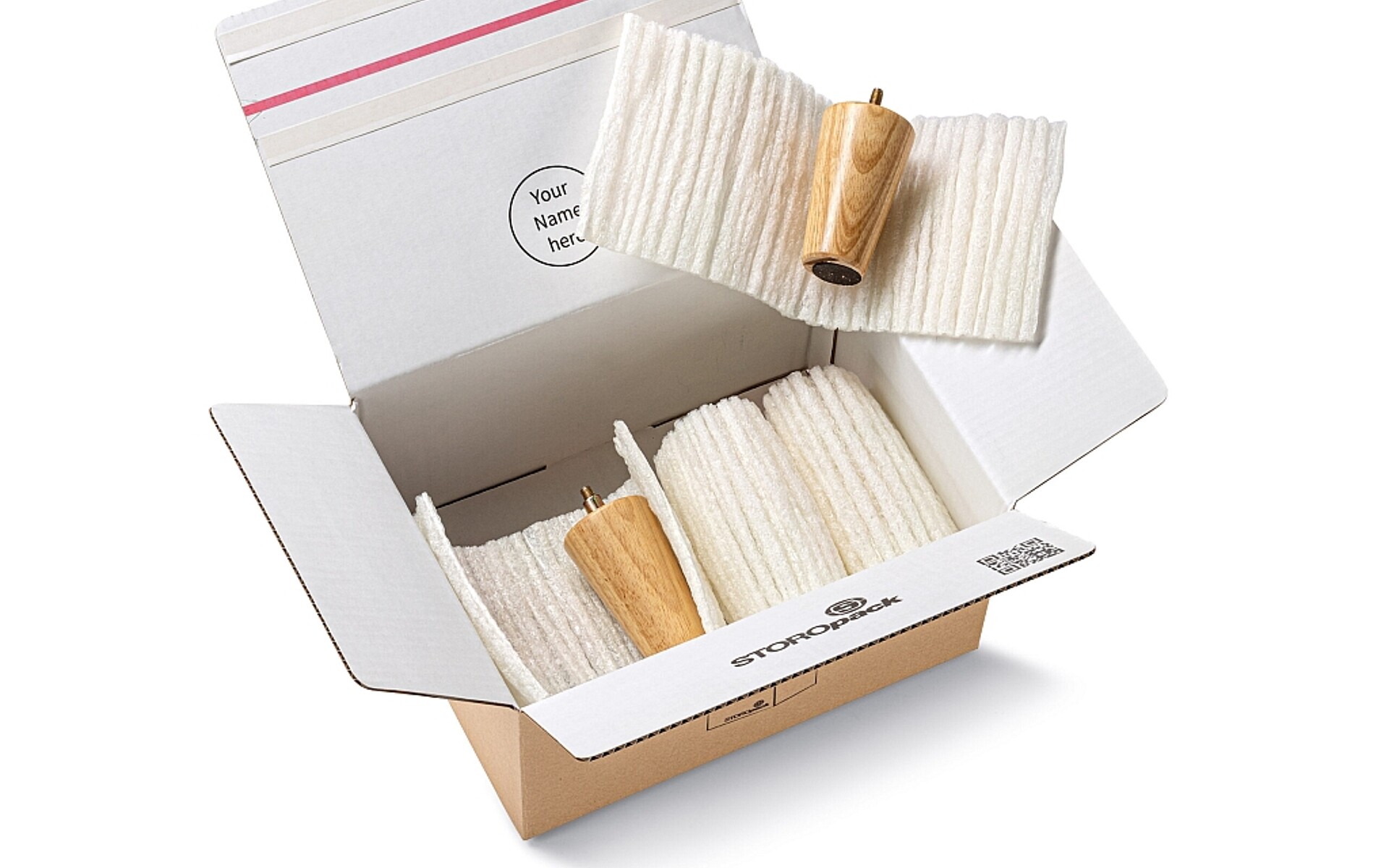 Renature Wrap auf pflanzlicher Basis bietet zuverlässigen Produktschutz für Schutzverpackungsanwendungen. (Foto: Storopack)