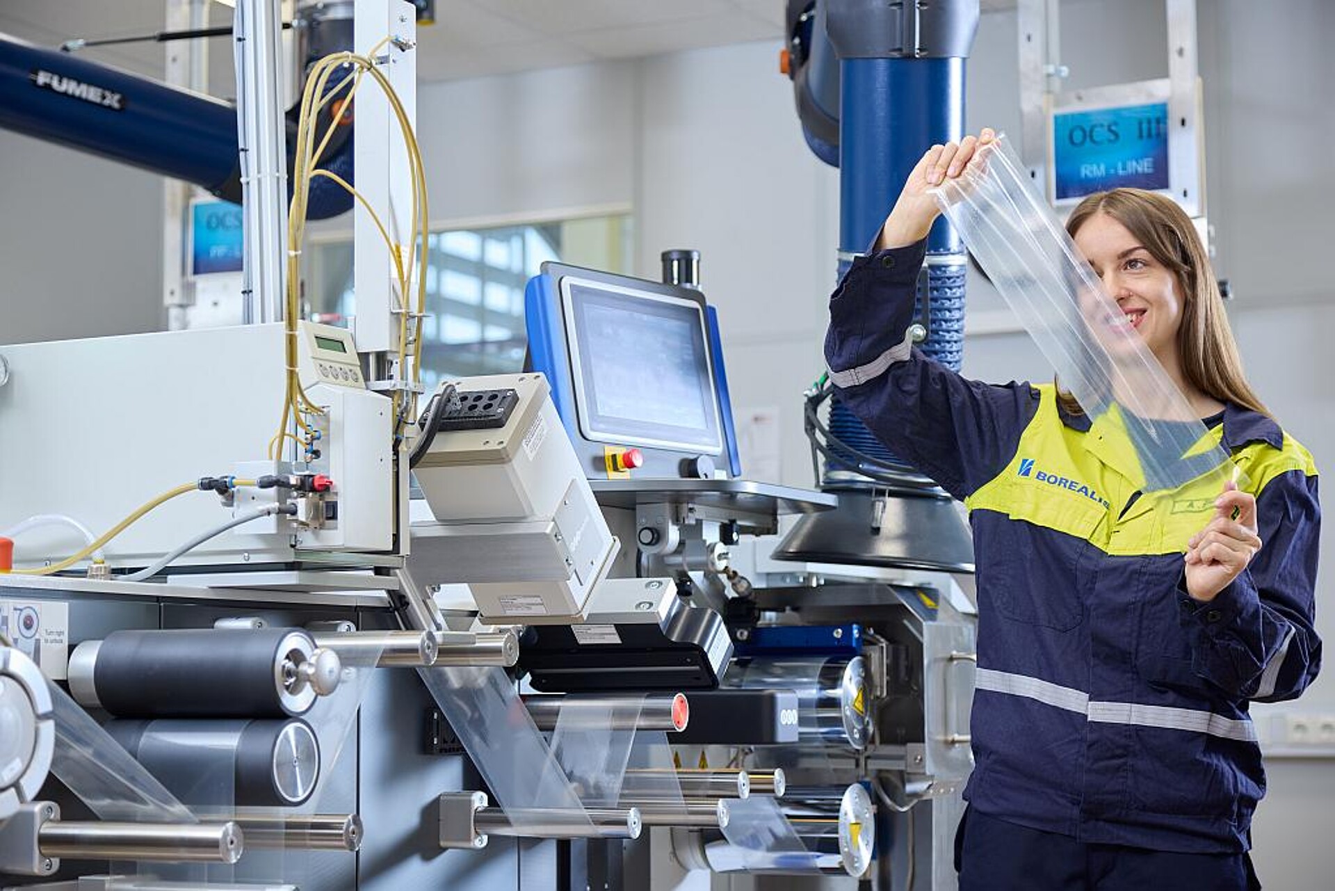 Borcycle M CWT120CL mit einem Rezyklatanteil von 85 % wurde für flexible Non-Food-Verpackungen entwickelt. (Foto: Borealis)