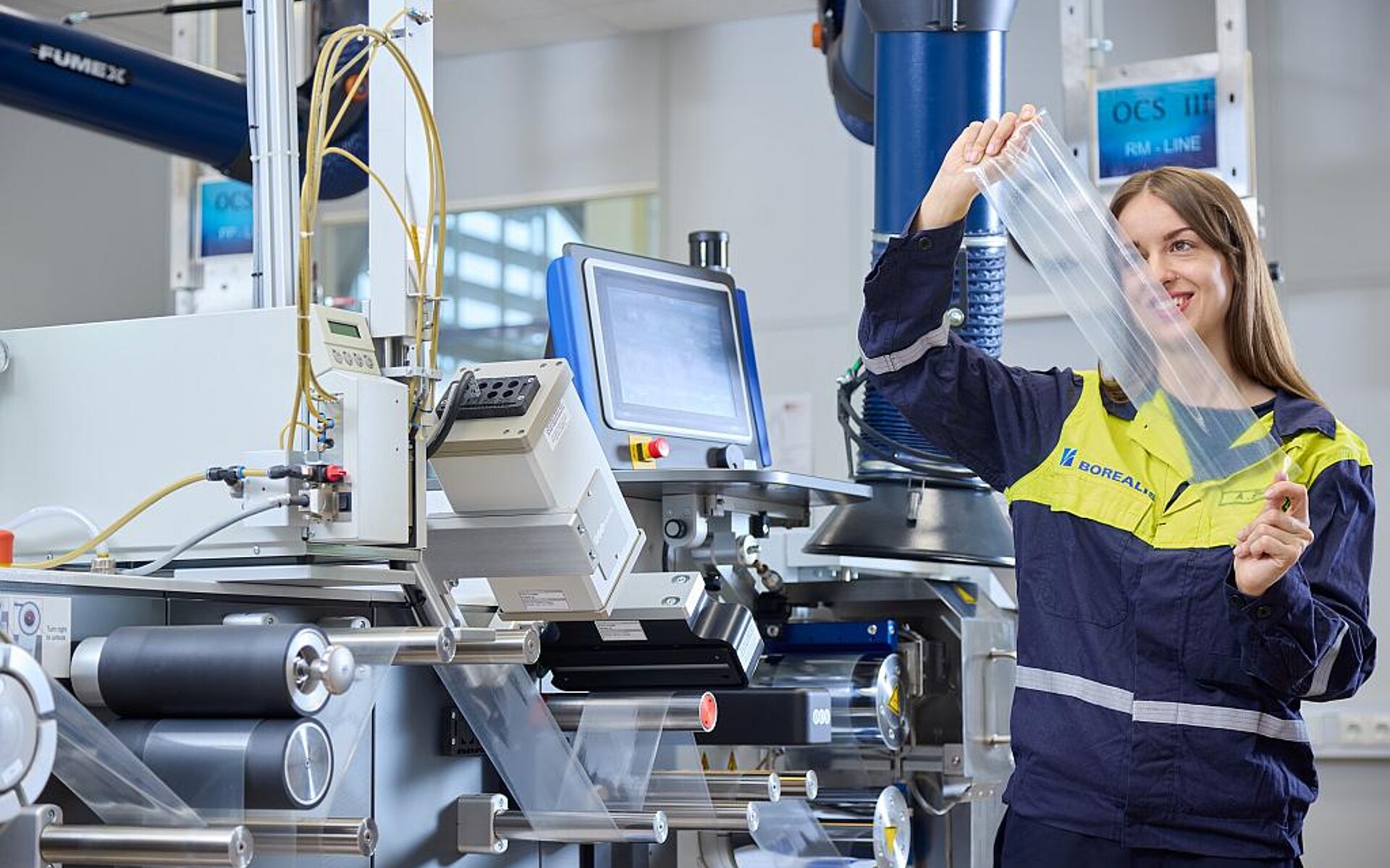 Borcycle M CWT120CL mit einem Rezyklatanteil von 85 % wurde für flexible Non-Food-Verpackungen entwickelt. (Foto: Borealis)