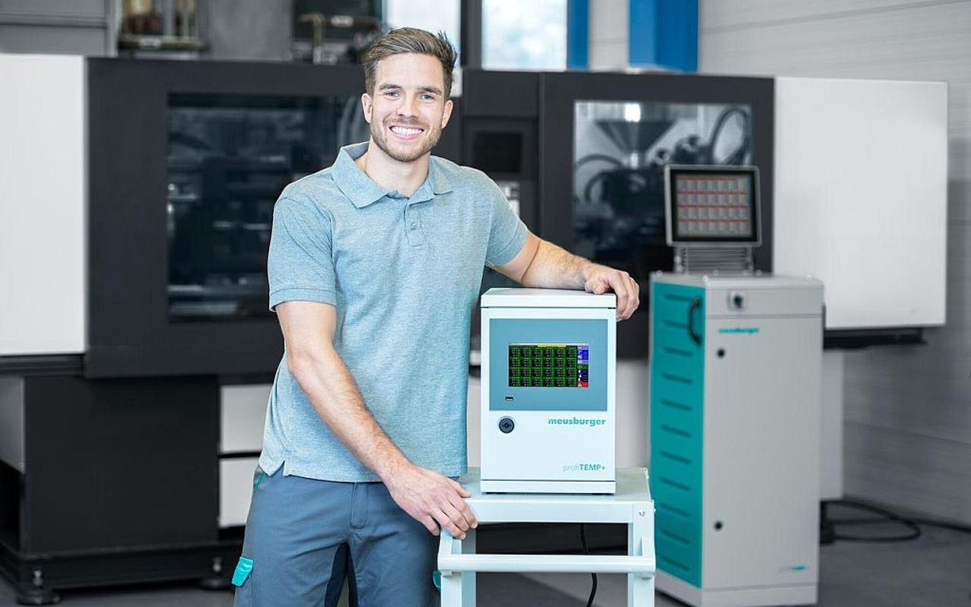 Der neue Heißkanalregler profiTemp+ bringt vielfältige Funktionen für einen effizienten Spritzgießprozess mit. (Foto: Meusburger)