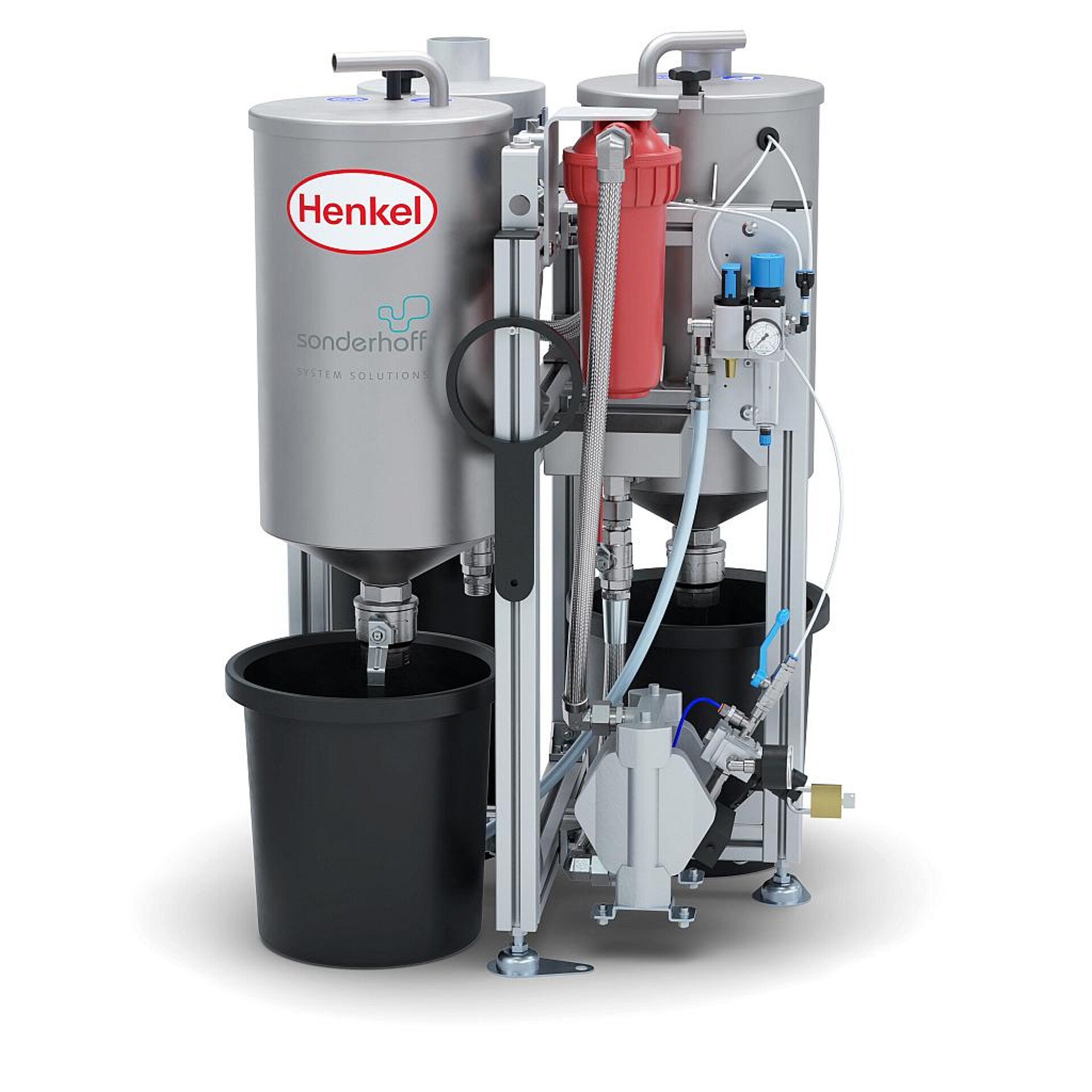 Mit dem neuen Sonderhoff Spülwasser-Recycling-System wird das Spül-/Prozesswasser in einem mehrstufigen Filtrationsprozess gereinigt. (Foto: Henkel)
