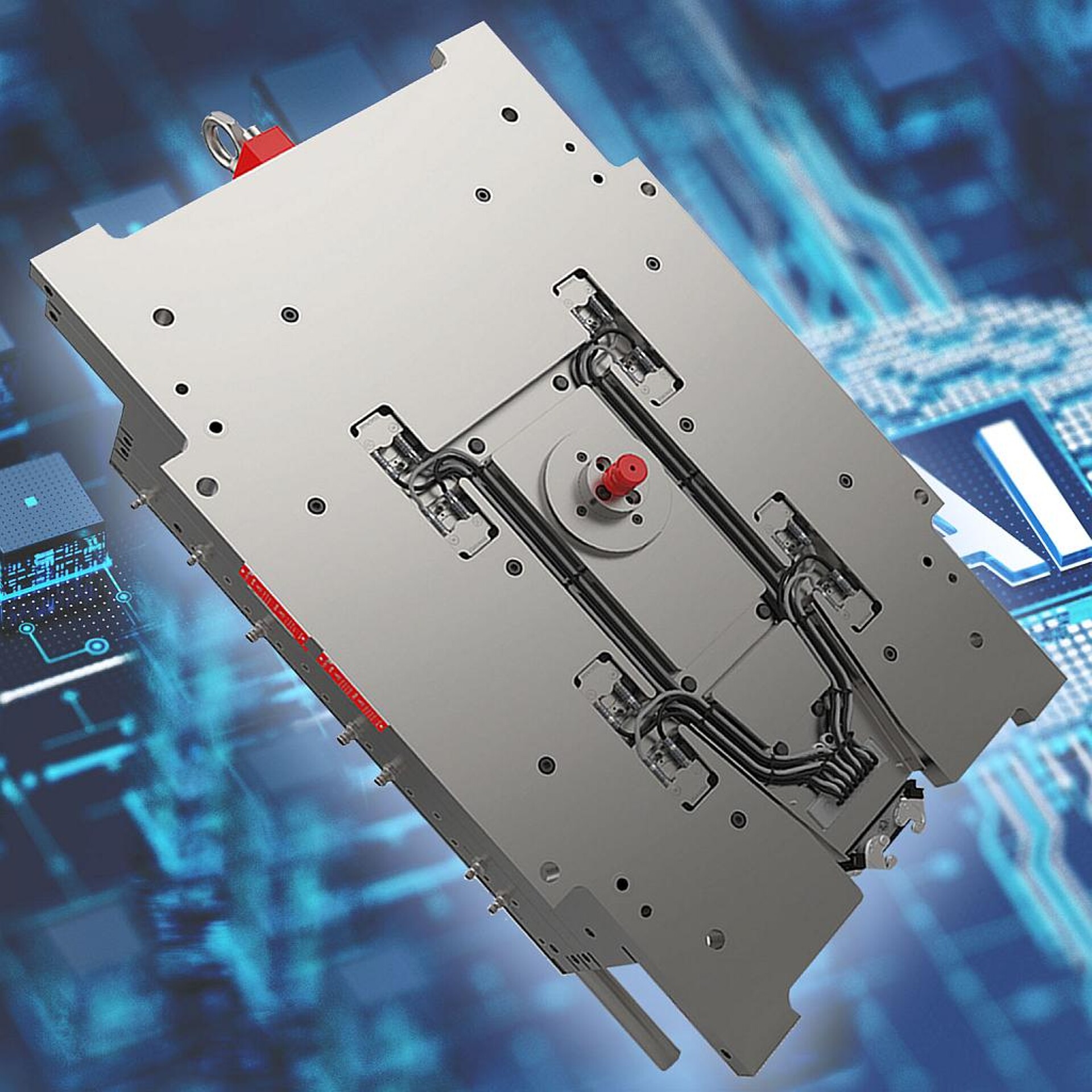 Kennzeichen der Kaltkanalwerkzeuge Smartshot E sind servoelektrisch betätigte Düsennadeln. KI soll deren Steuerung künftig weiter verbessern. (Abb.: Elmet/iStock-BlackJack3D)