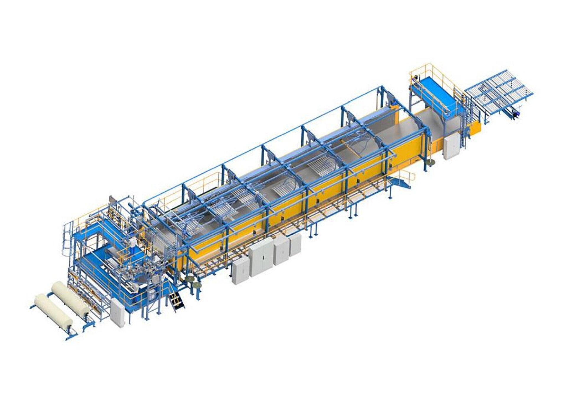 Mit ihrem modularen Design bringen die neuen Schaumstoffmaschinen hohe Flexibilität für die Blockschaumproduktion mit. (Foto: Cannon)